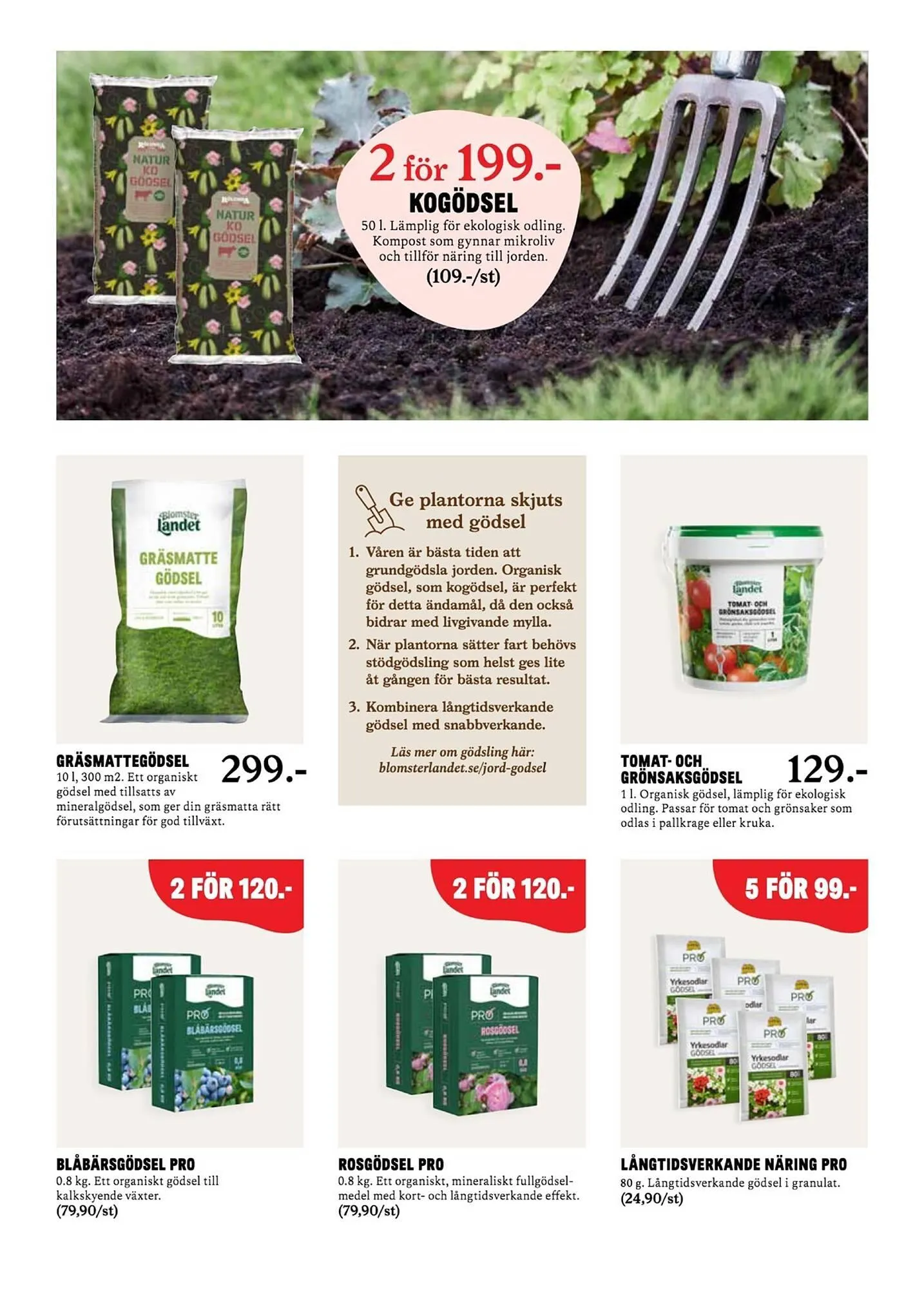 Blomsterlandet reklamblad från 31 mars till 6 april 2025 - Reklamblad sidor 18