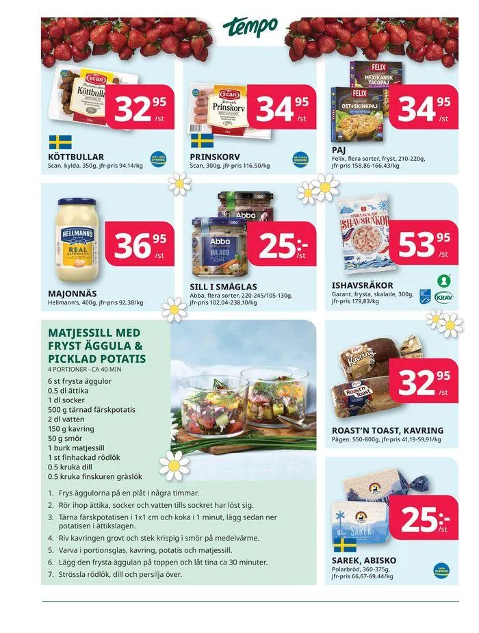 Veckans erbjudanden Tempo från 17 juni till 1 juli 2024 - Reklamblad sidor 2