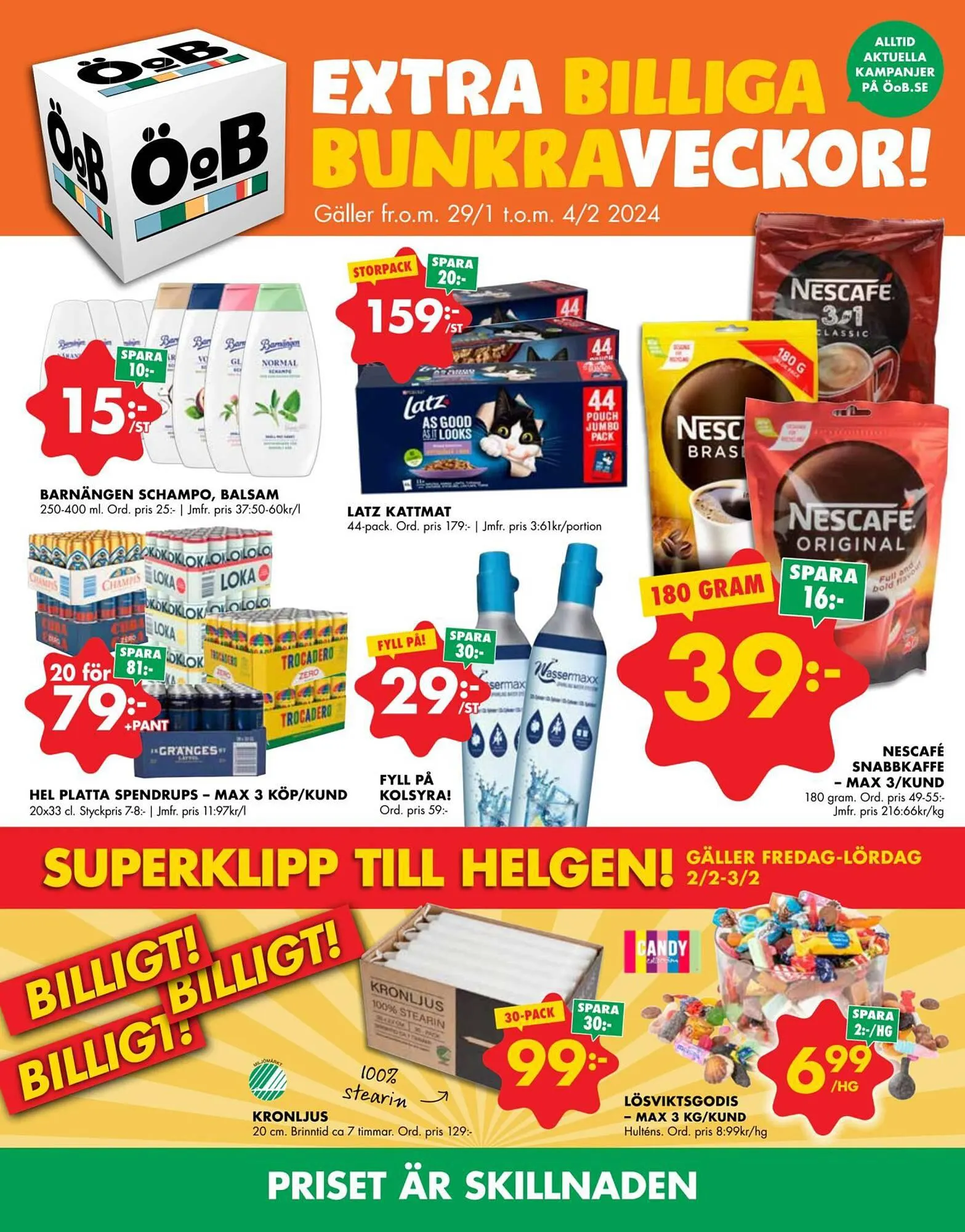 ÖoB reklamblad från 28 januari till 4 februari 2024 - Reklamblad sidor 1
