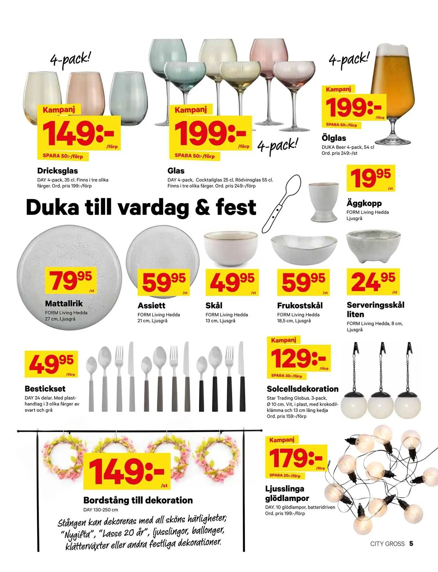 City Gross reklamblad från 5 maj till 12 maj 2024 - Reklamblad sidor 13