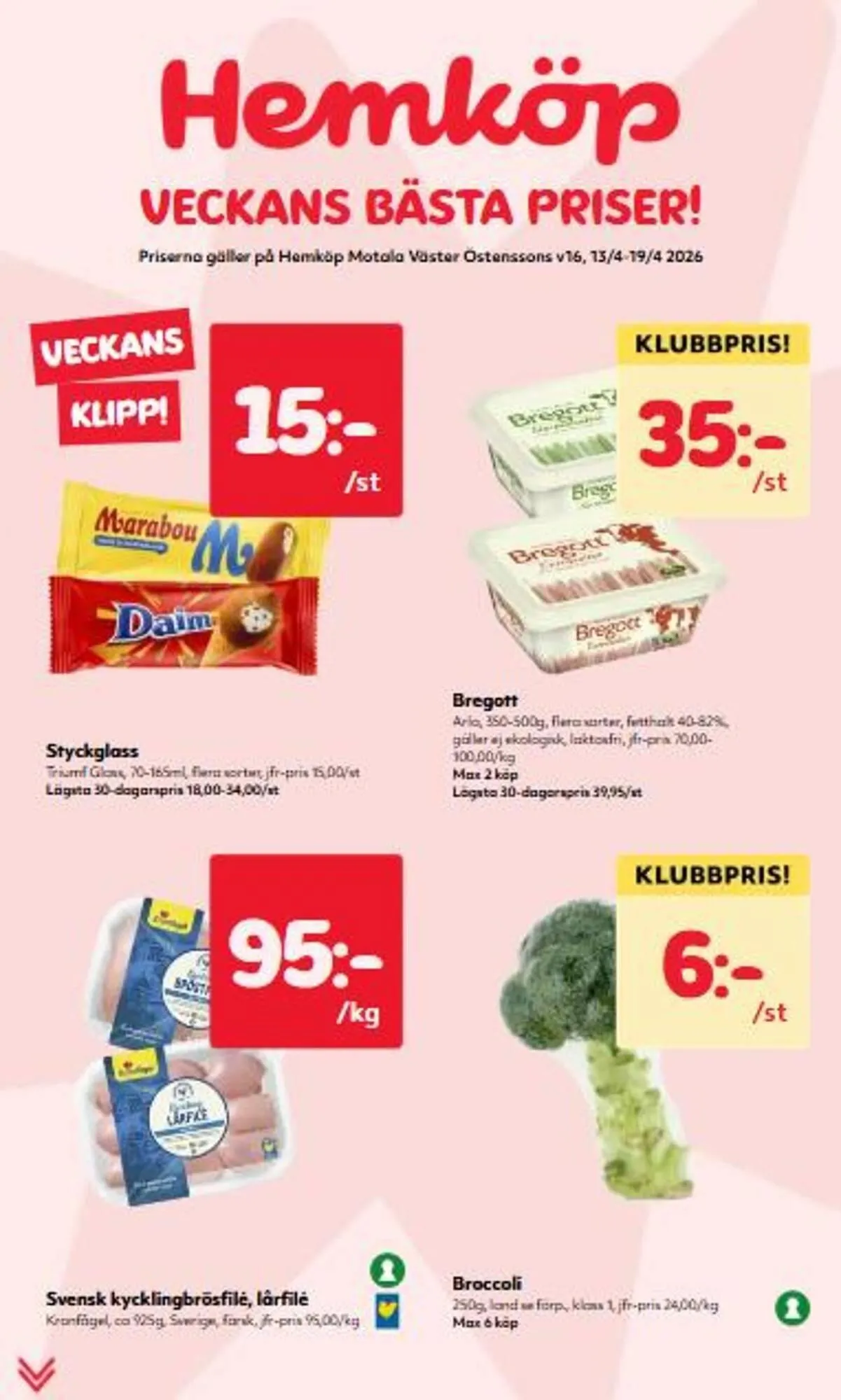 Hemköp reklamblad från 13 april till 19 april 2026 - Reklamblad sidor 1