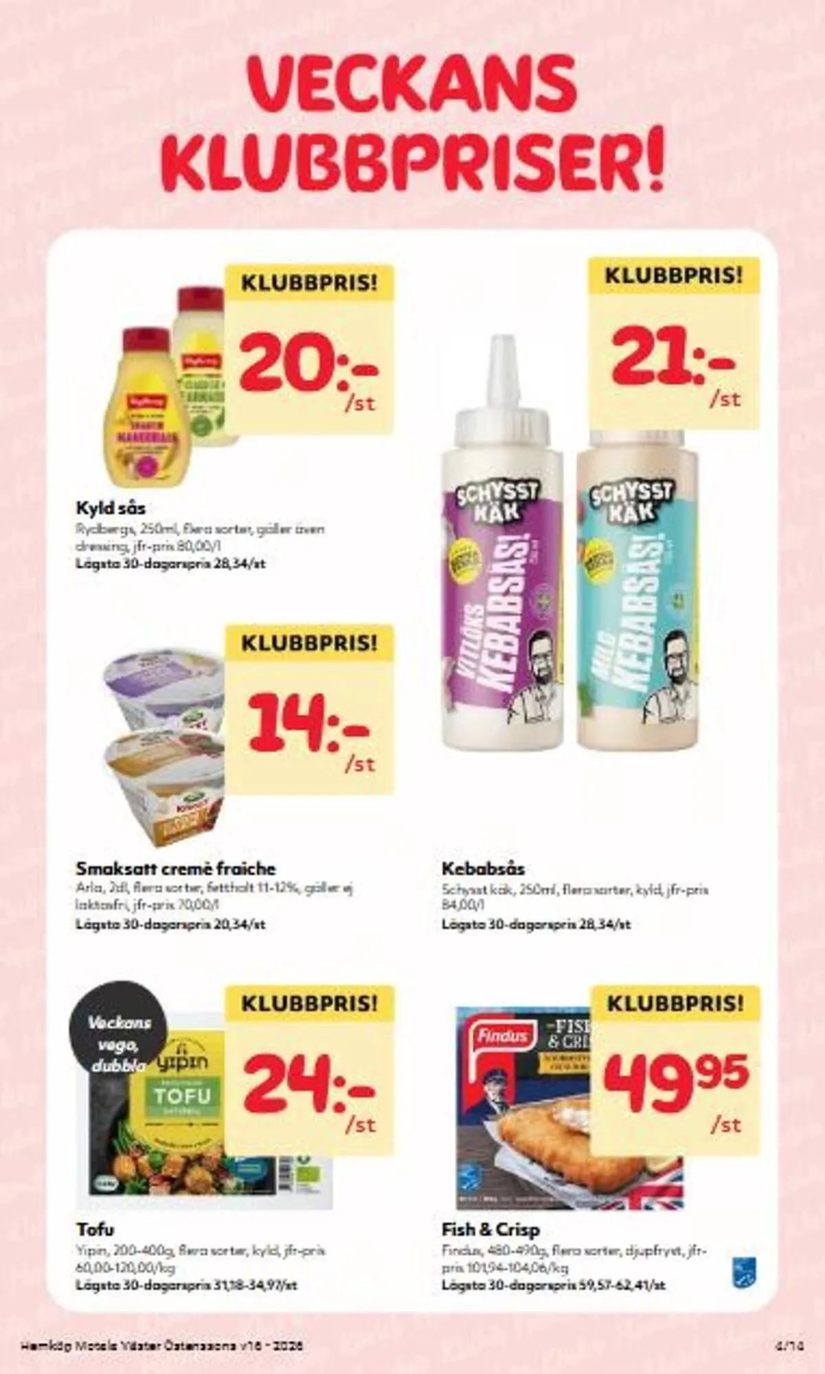 Hemköp reklamblad från 13 april till 19 april 2026 - Reklamblad sidor 4