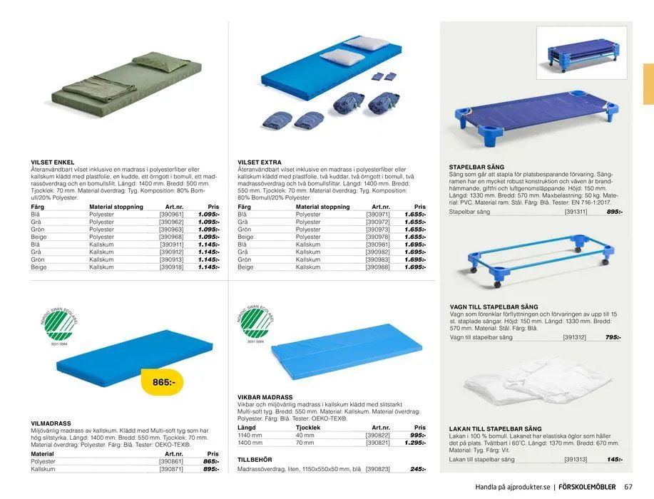 AJ Produkter! från 28 maj till 31 december 2024 - Reklamblad sidor 67