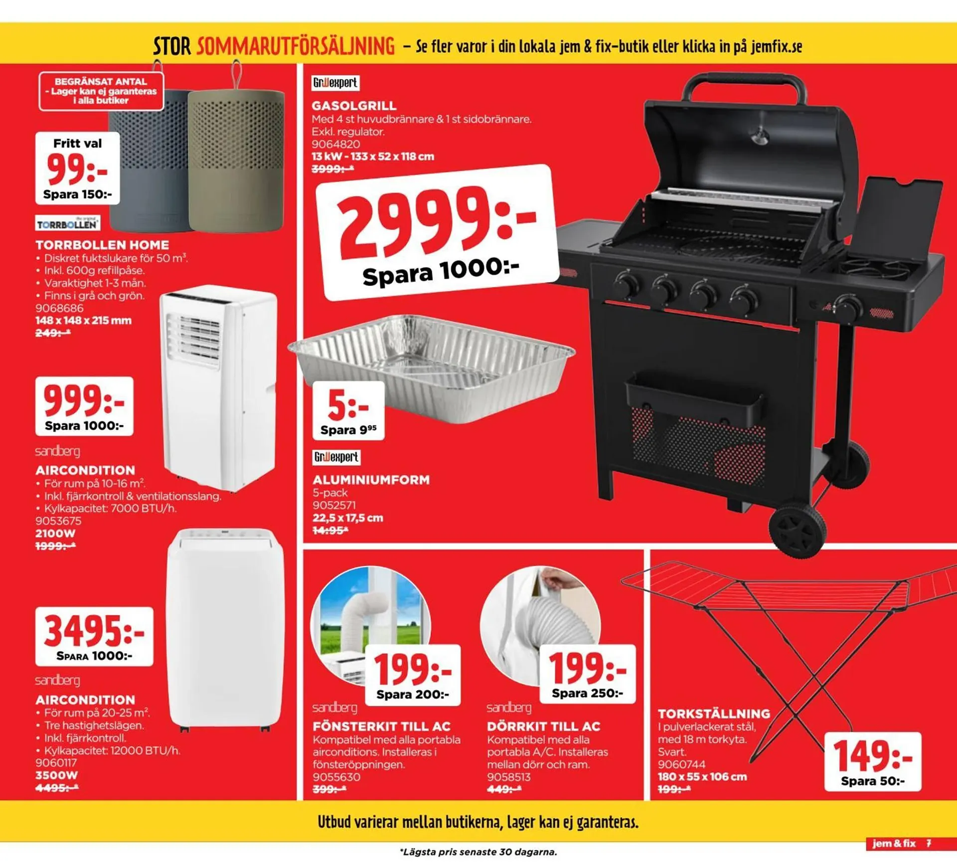 Jem&Fix reklamblad från 4 augusti till 24 augusti 2025 - Reklamblad sidor 7