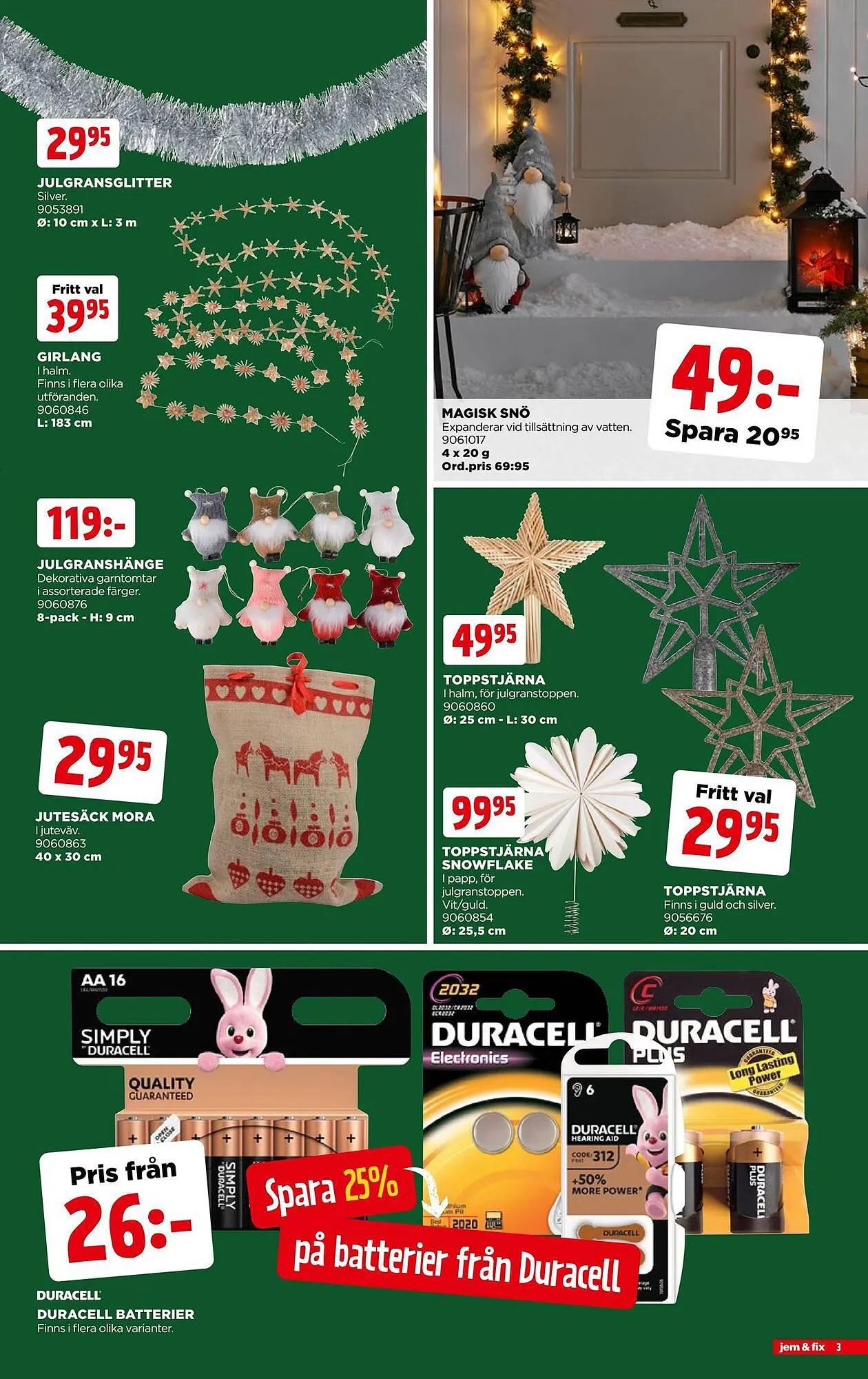Jem&Fix reklamblad från 3 december till 10 december 2023 - Reklamblad sidor 3