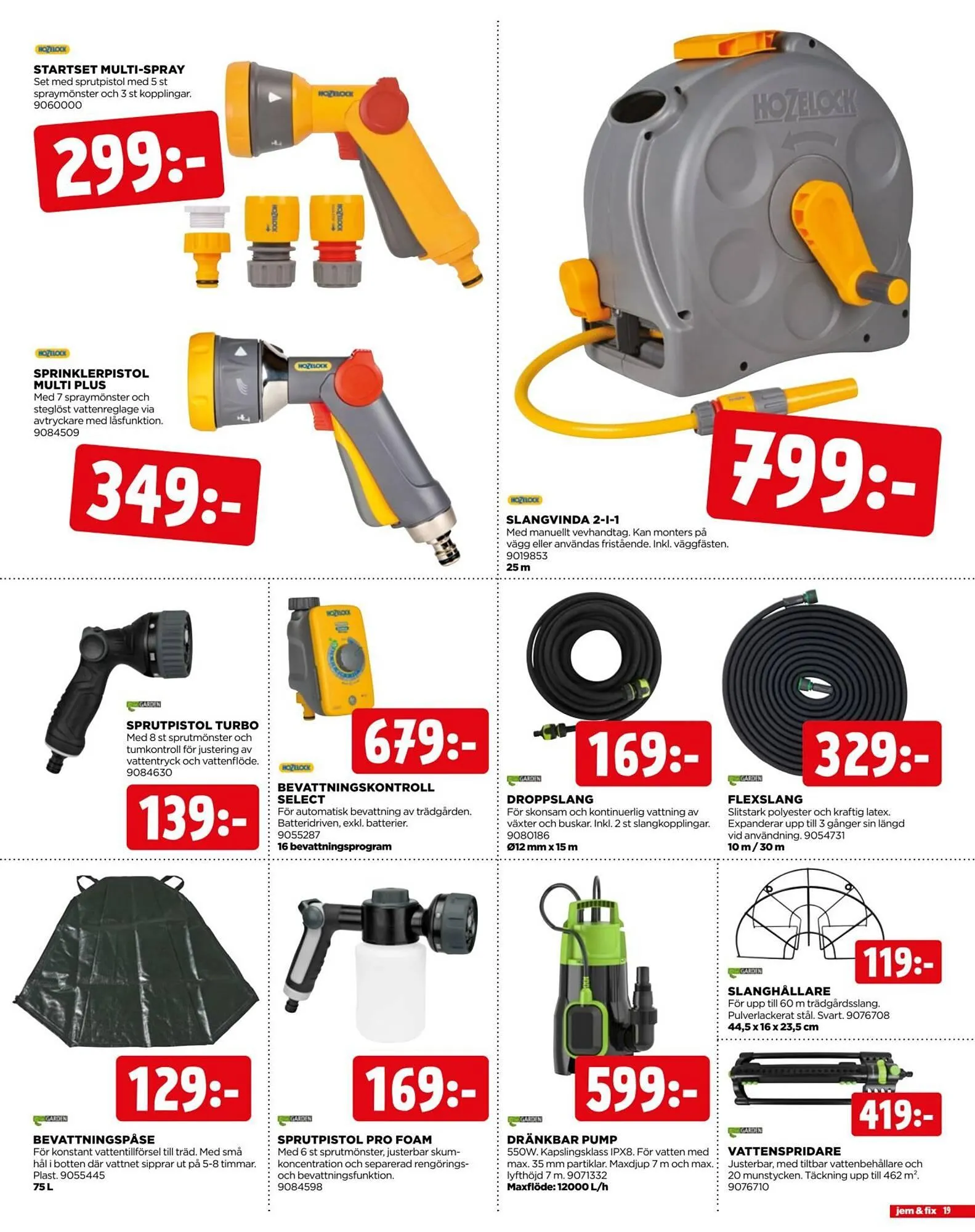 Jem&Fix reklamblad från 11 maj till 18 maj 2026 - Reklamblad sidor 19