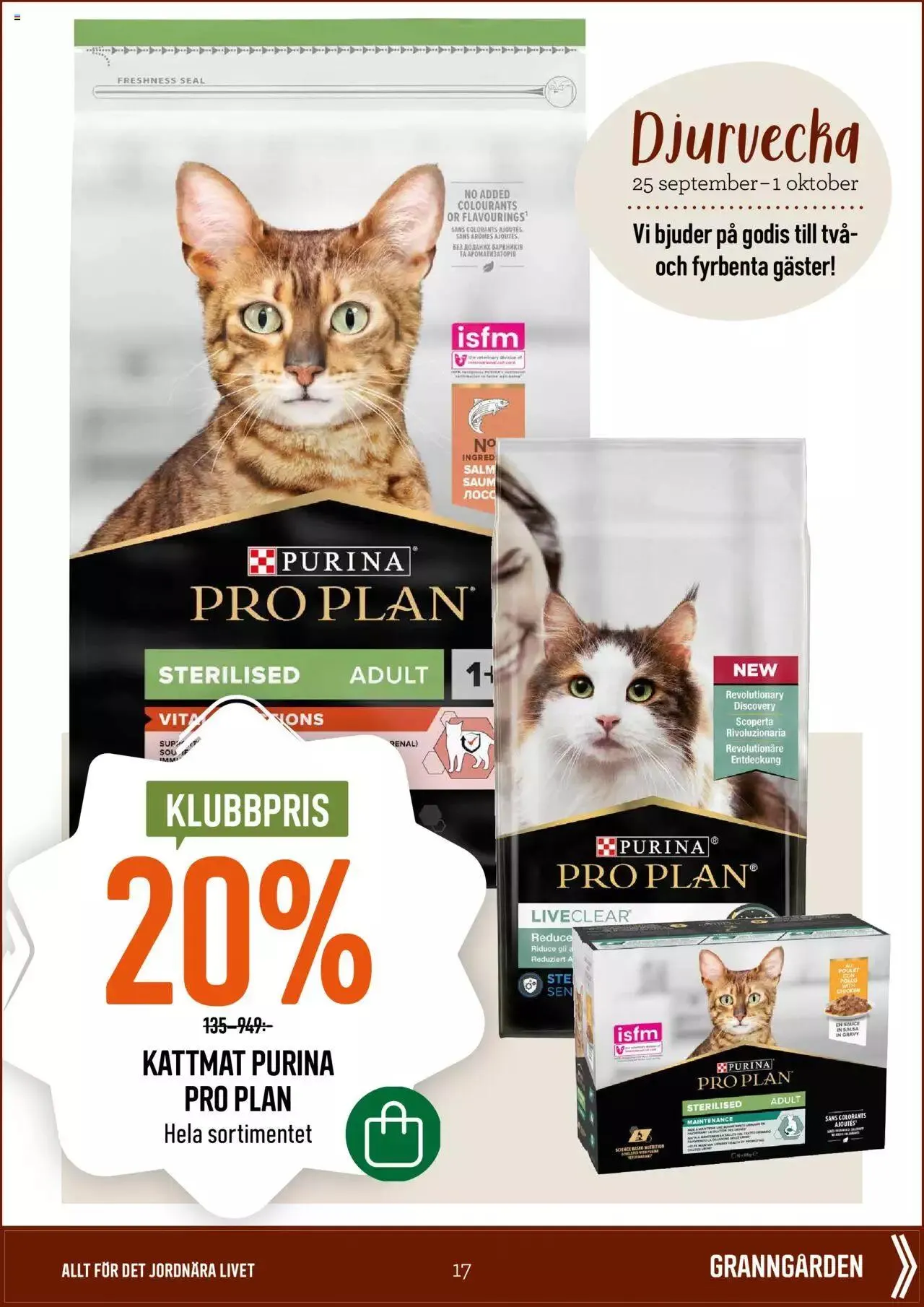 Granngården - erbjudanden från 22 september till 1 oktober 2023 - Reklamblad sidor 17