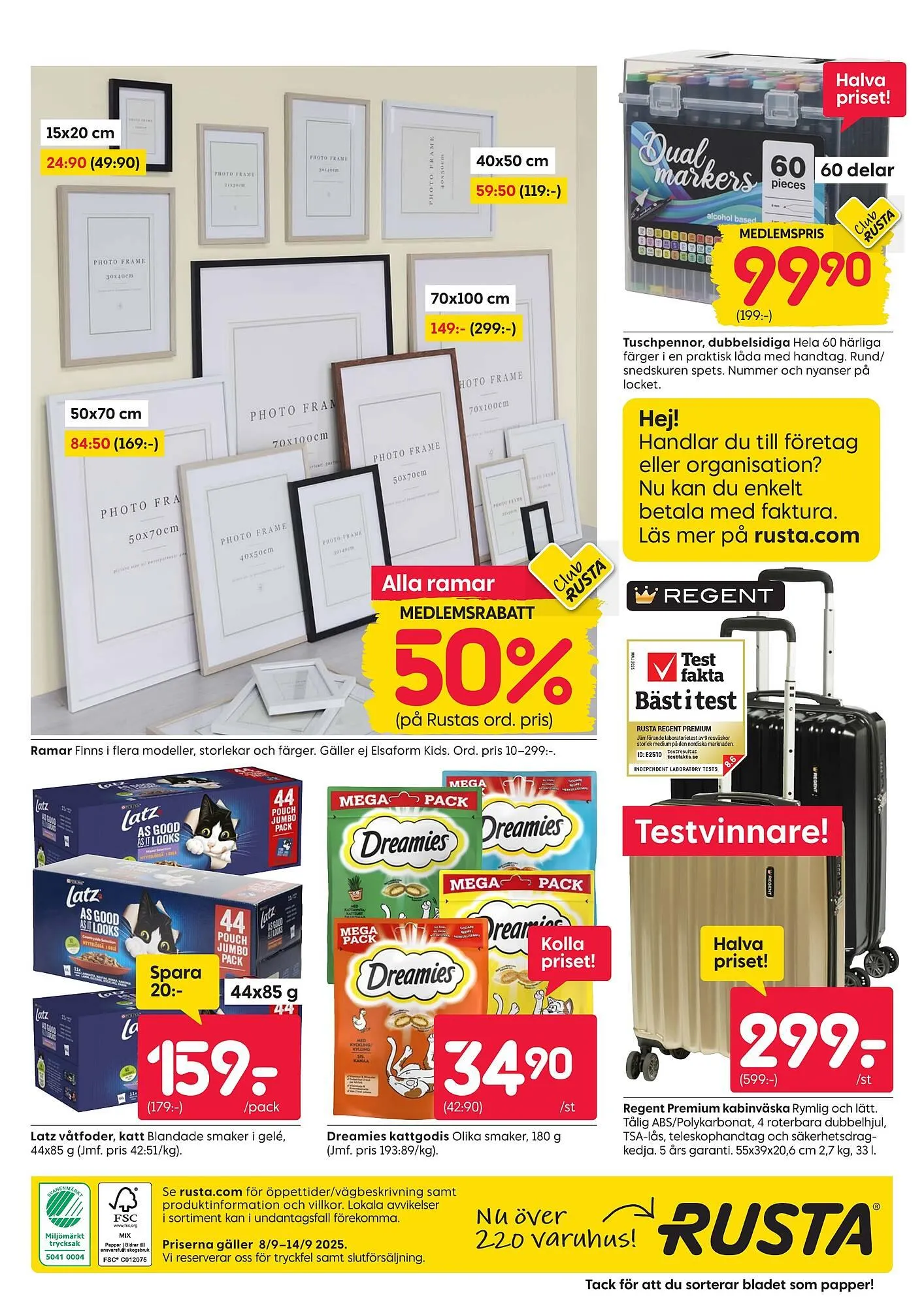 Rusta reklamblad från 8 september till 14 september 2025 - Reklamblad sidor 16