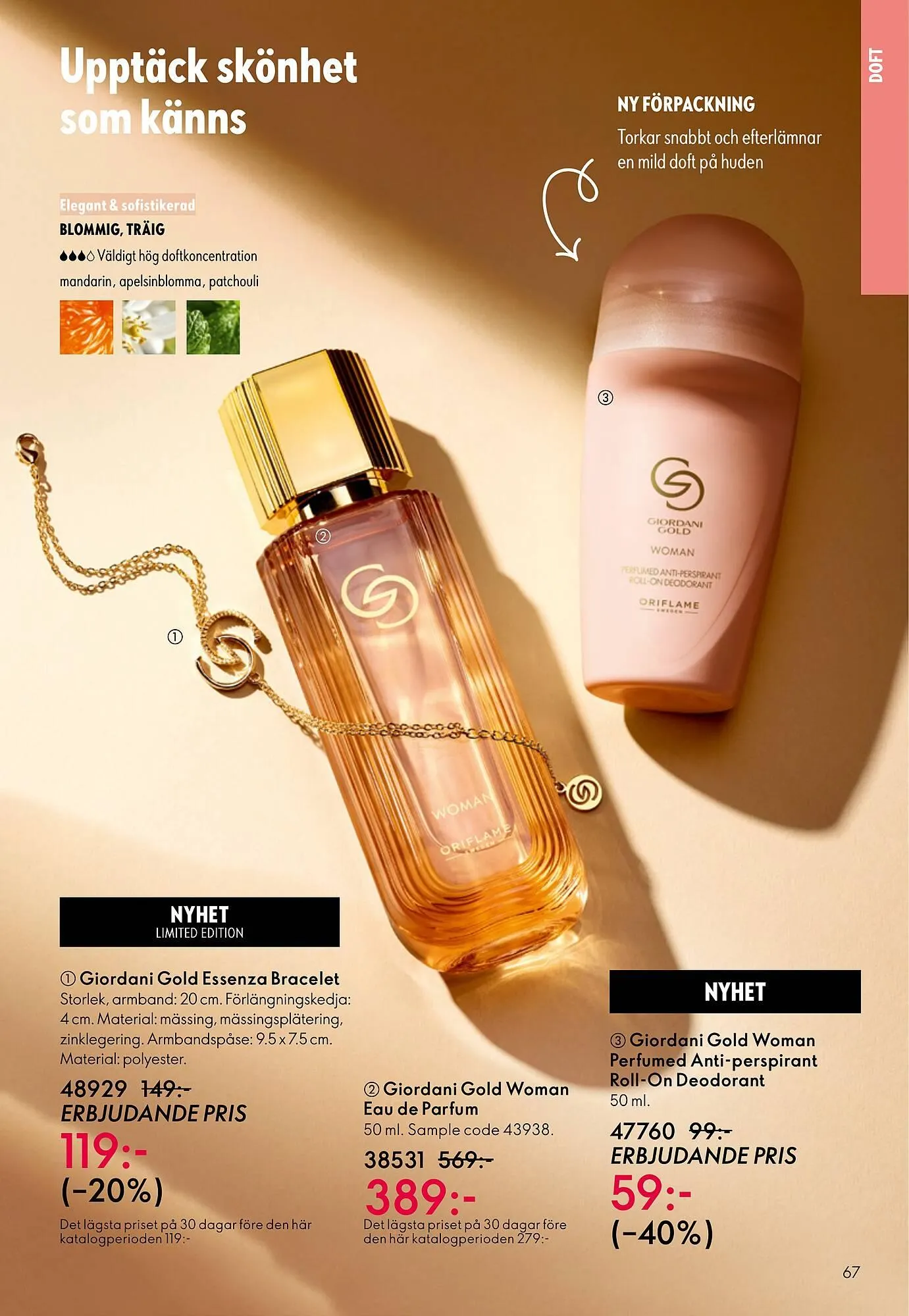 Oriflame reklamblad från 29 oktober till 18 november 2025 - Reklamblad sidor 67