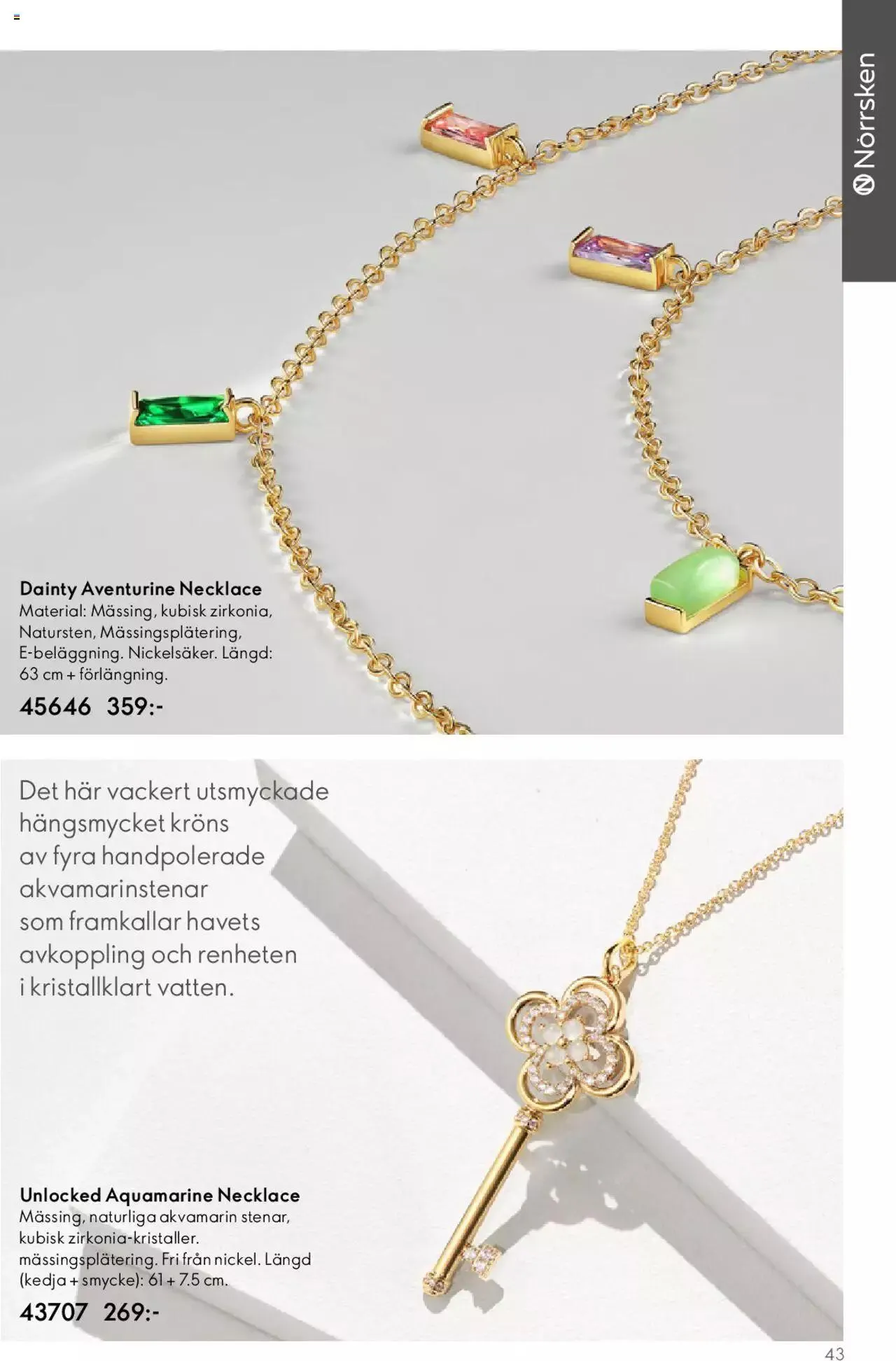 Oriflame - Norrsken Summer Collection från 17 maj till 25 oktober 2023 - Reklamblad sidor 43