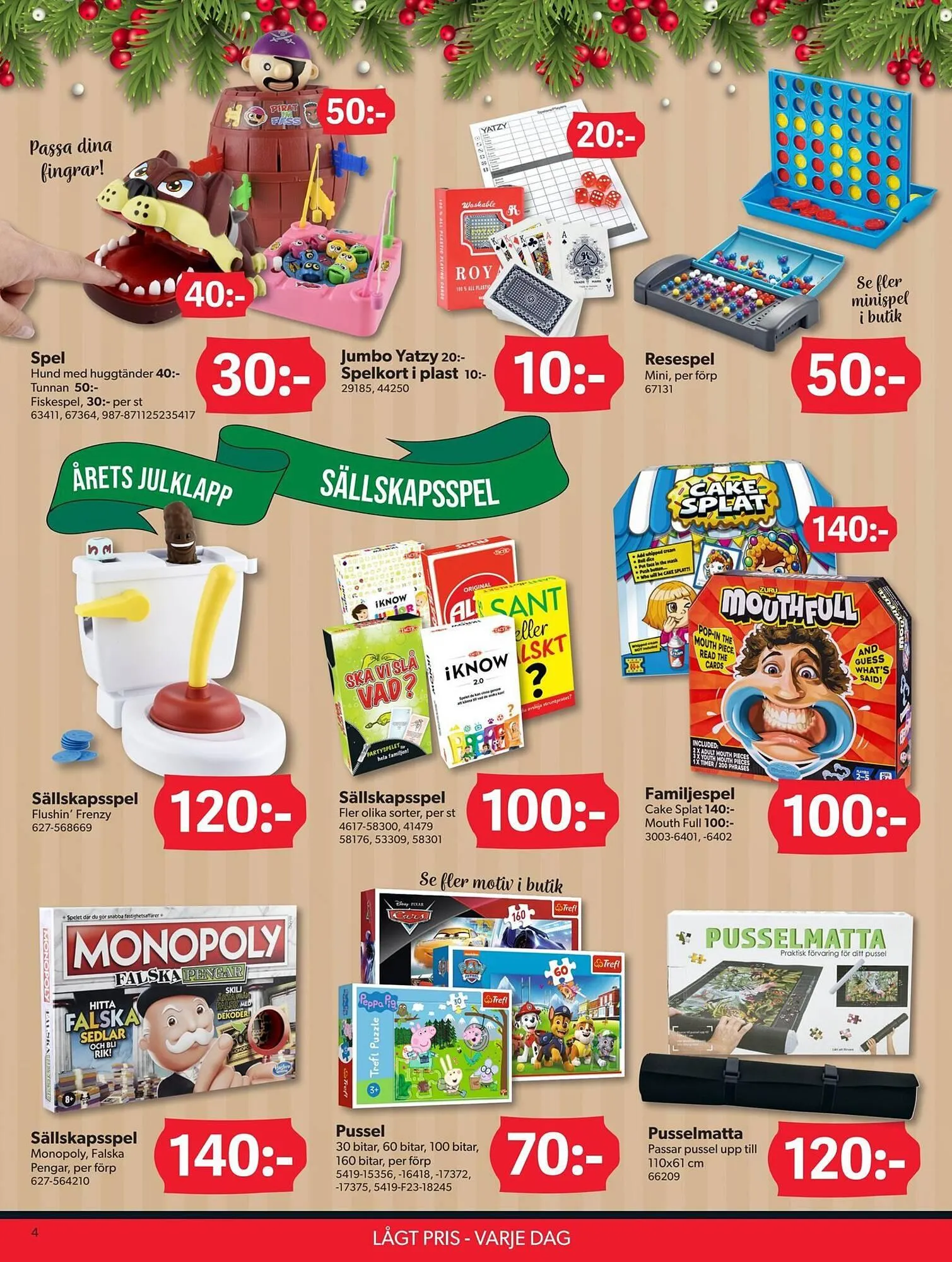 DollarStore reklamblad från 3 december till 10 december 2023 - Reklamblad sidor 4