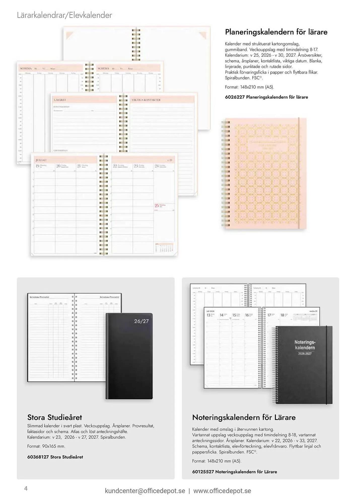 Office Depot reklamblad från 1 augusti till 31 juli 2027 - Reklamblad sidor 4