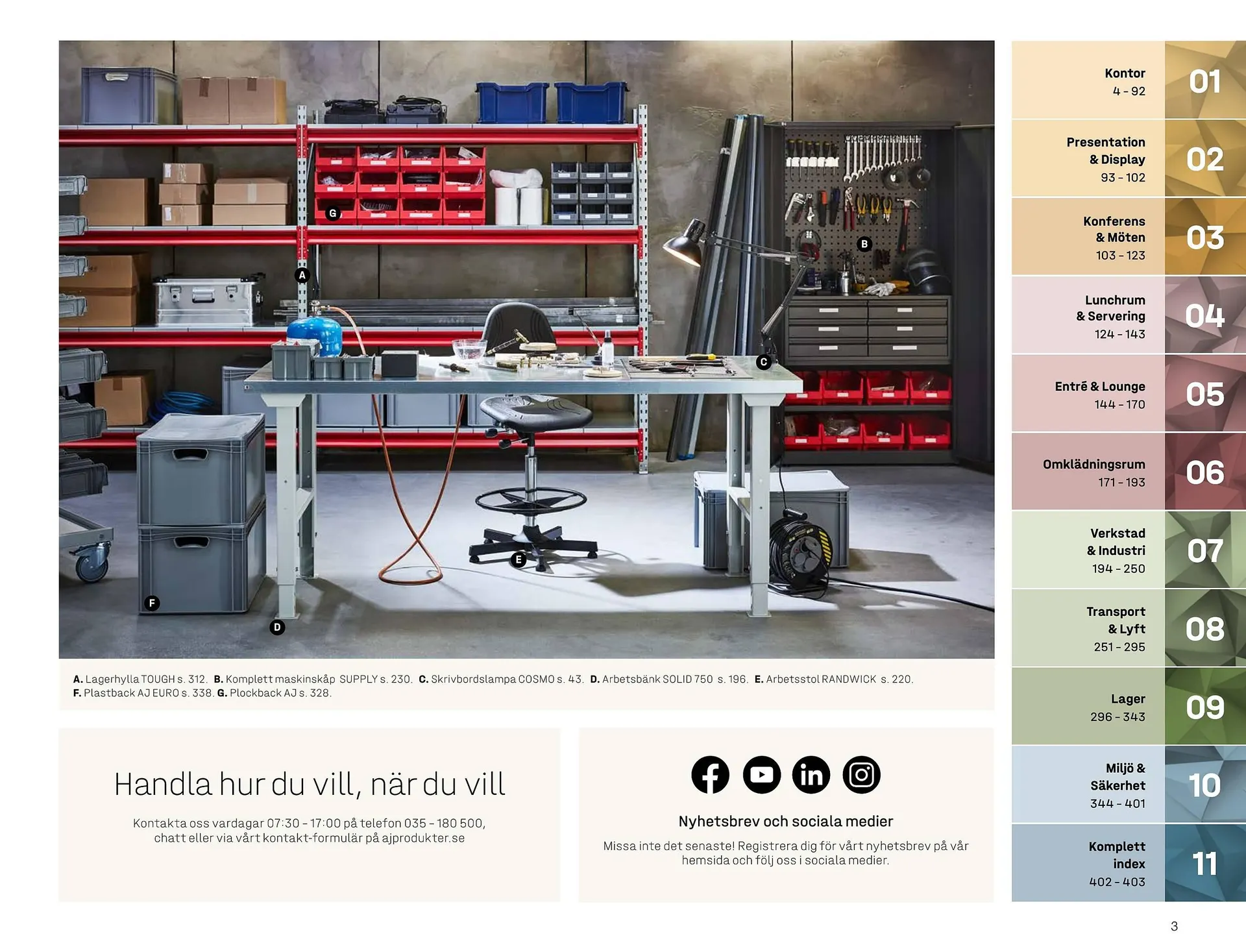 AJ Produkter reklamblad från 1 januari till 31 december 2025 - Reklamblad sidor 3