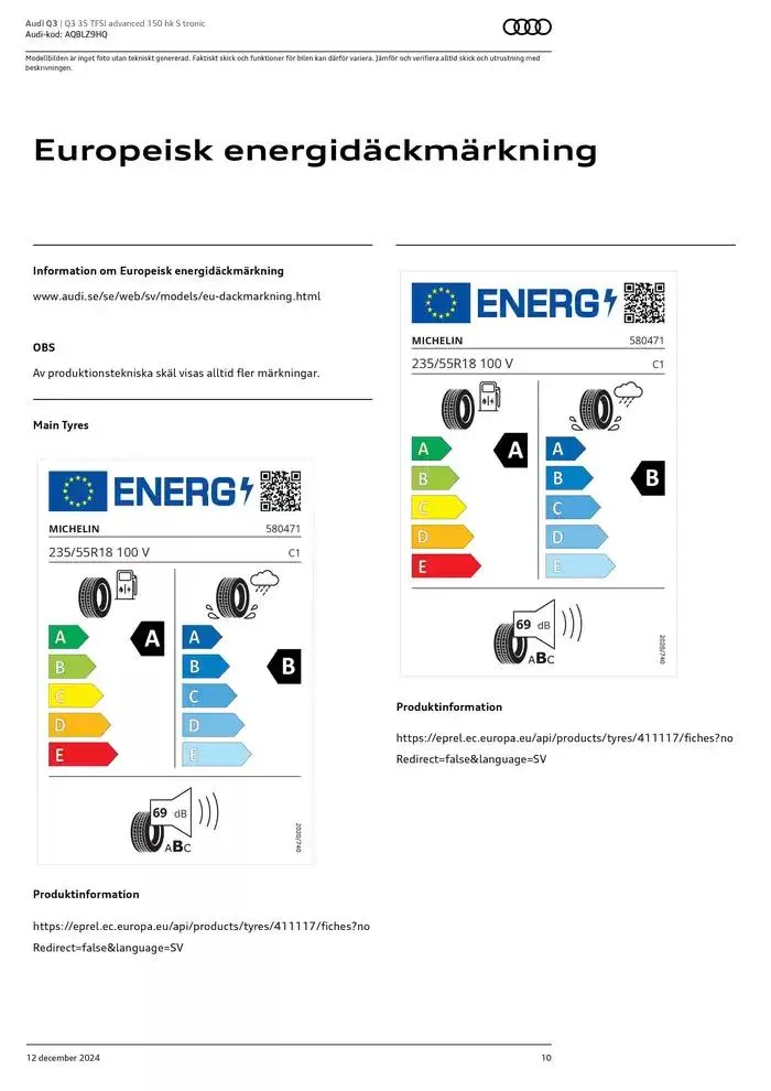 Audi Q3 från 12 december till 12 december 2025 - Reklamblad sidor 10