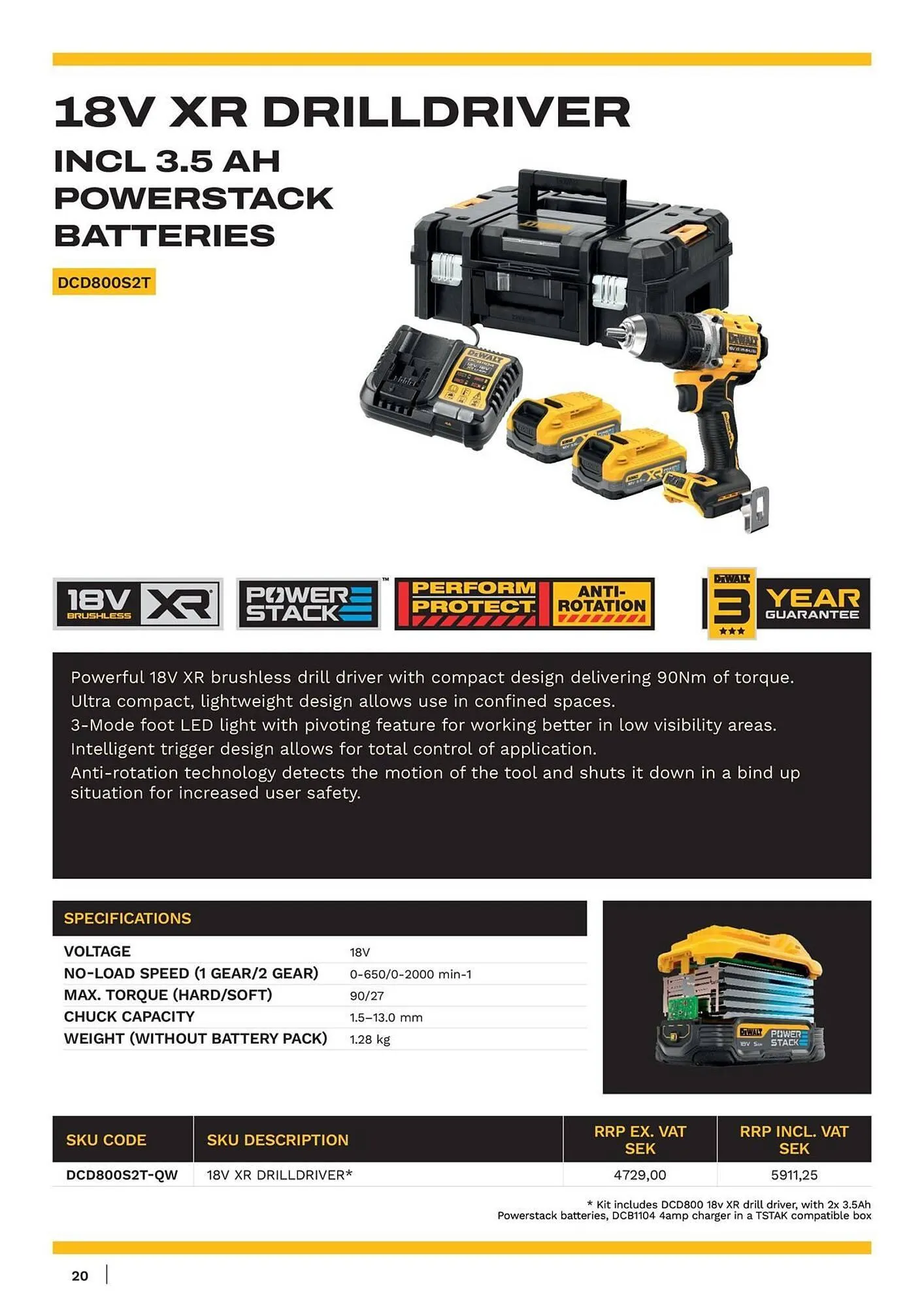 Dewalt reklamblad från 18 oktober till 1 november 2025 - Reklamblad sidor 20