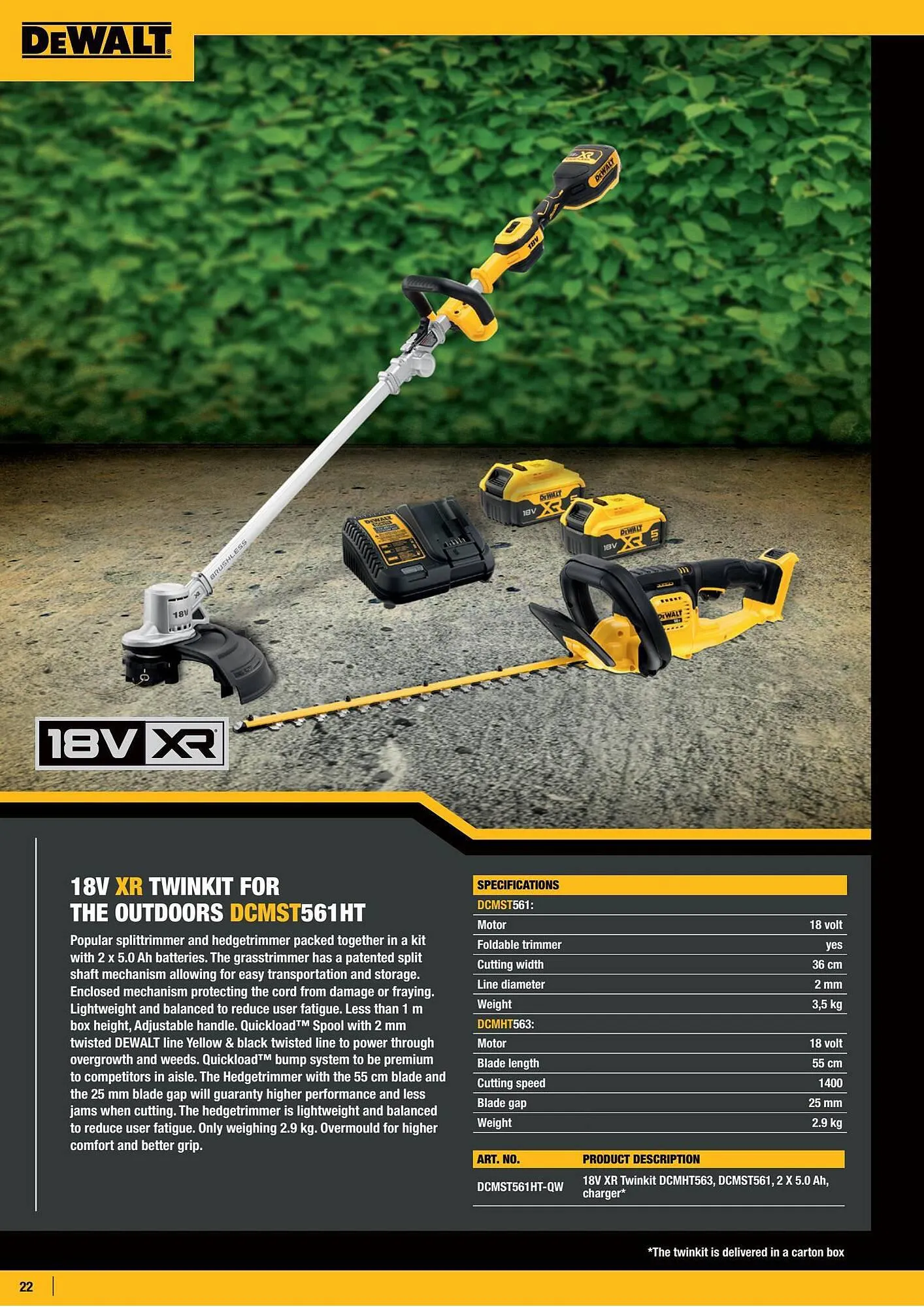 Dewalt reklamblad från 31 augusti till 30 september 2023 - Reklamblad sidor 22