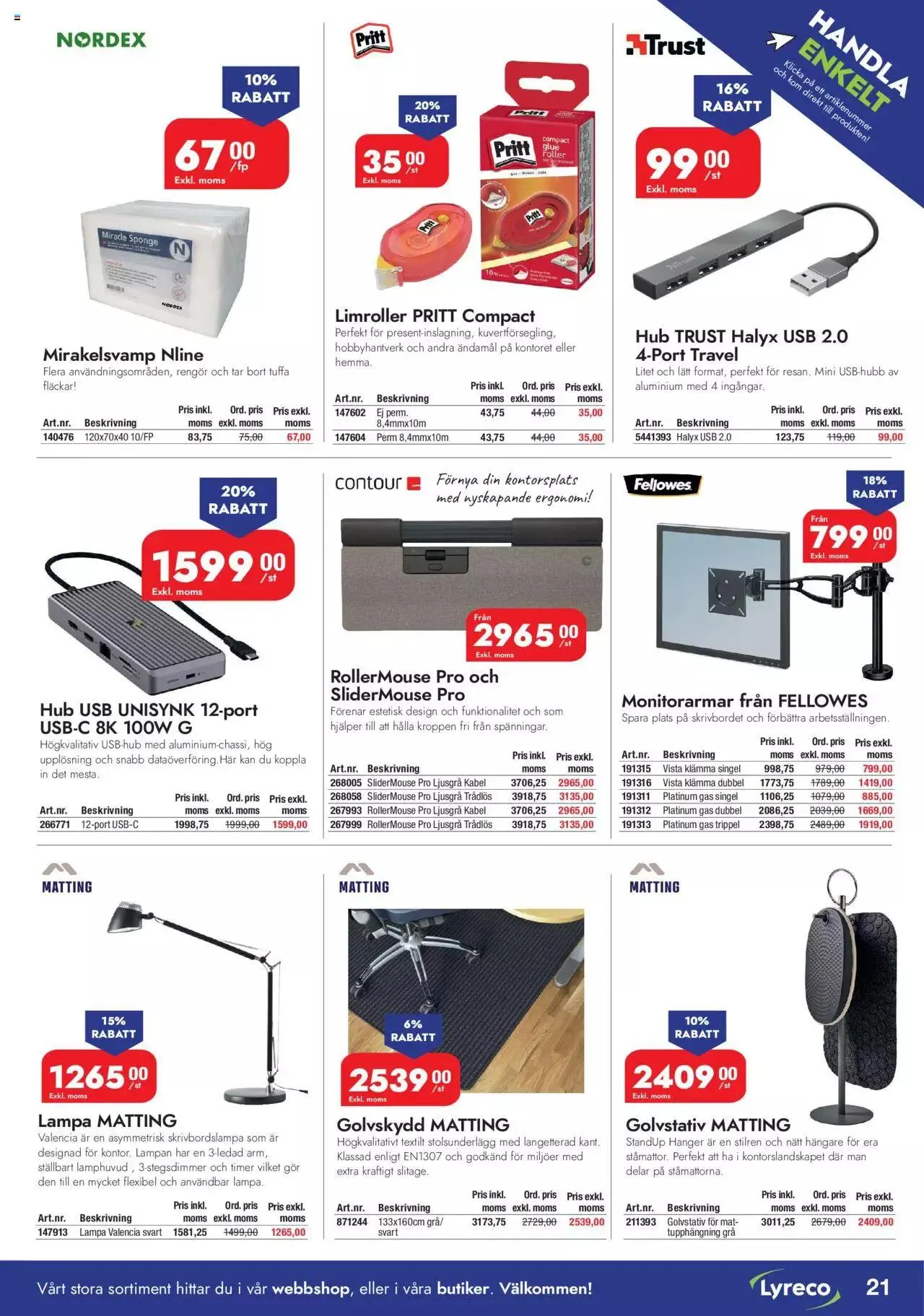 Staples - Lyreco INSPIRATION #1 2023 från 13 mars till 31 december 2023 - Reklamblad sidor 21