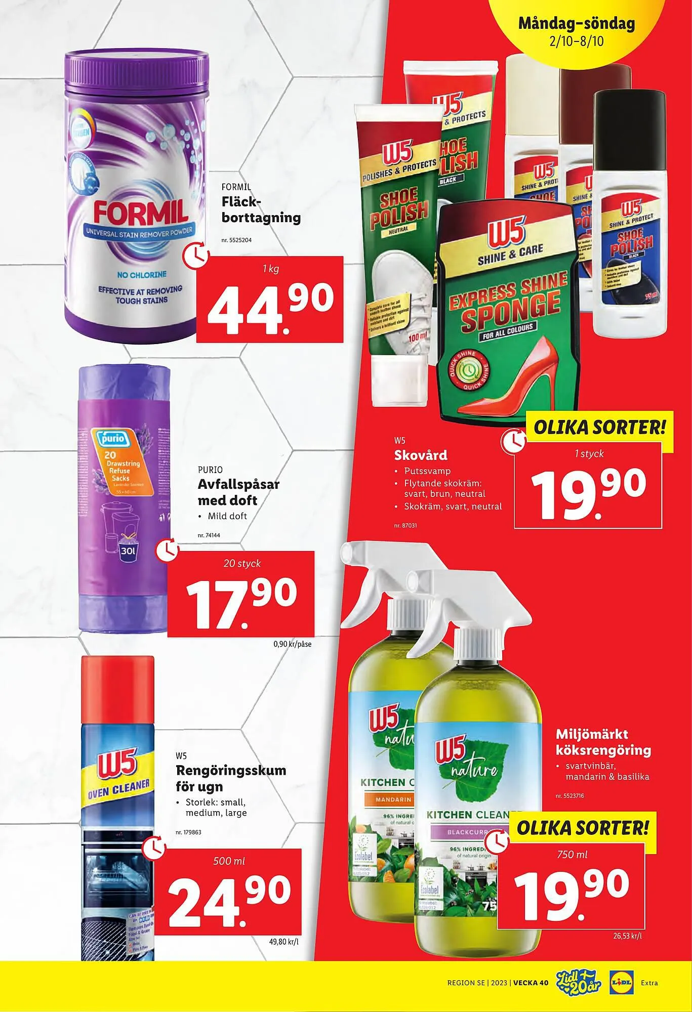 Lidl reklamblad från 2 oktober till 8 oktober 2023 - Reklamblad sidor 15