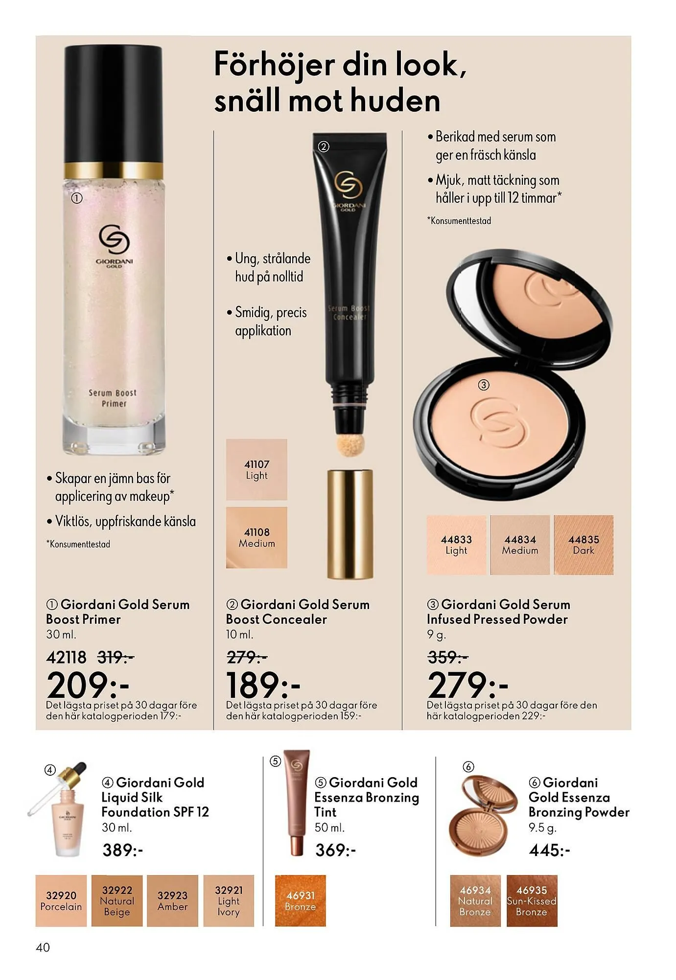 Oriflame reklamblad från 29 oktober till 18 november 2025 - Reklamblad sidor 40