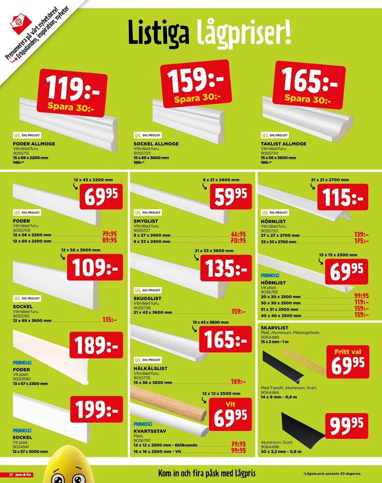 Jem&Fix reklamblad från 14 april till 20 april 2025 - Reklamblad sidor 22