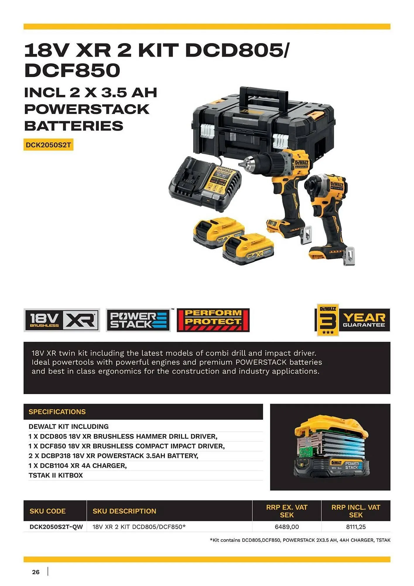 Dewalt reklamblad från 18 oktober till 1 november 2025 - Reklamblad sidor 26
