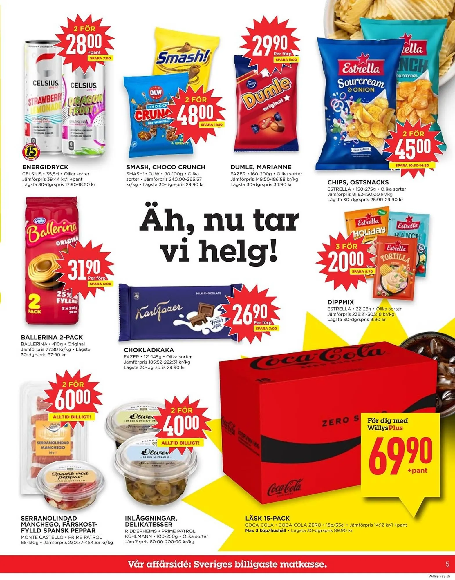 Willys reklamblad från 25 augusti till 31 augusti 2025 - Reklamblad sidor 5