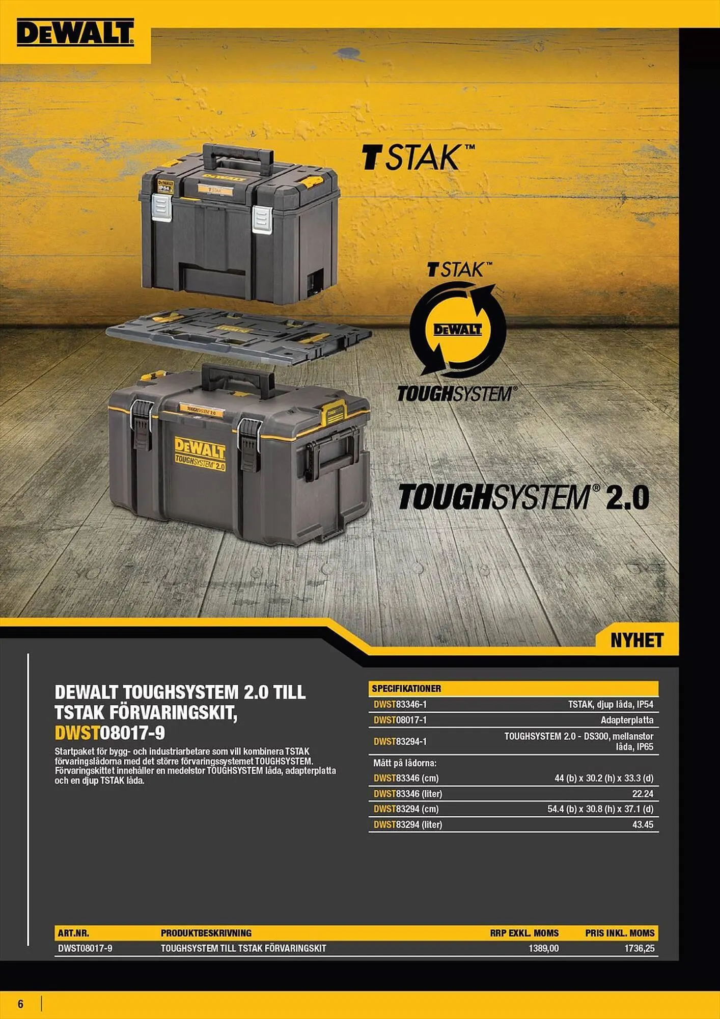 Dewalt reklamblad från 5 maj till 31 december 2023 - Reklamblad sidor 6