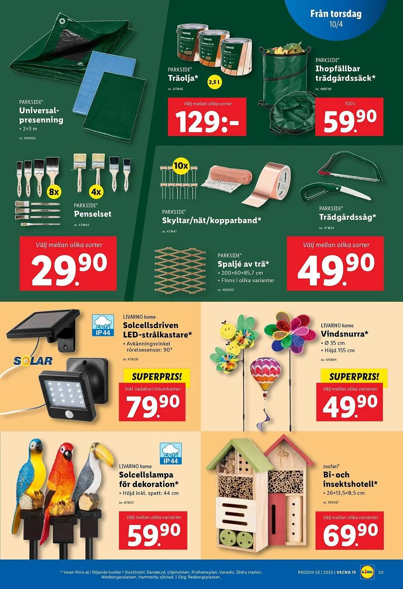 Lidl reklamblad från 7 april till 13 april 2025 - Reklamblad sidor 22