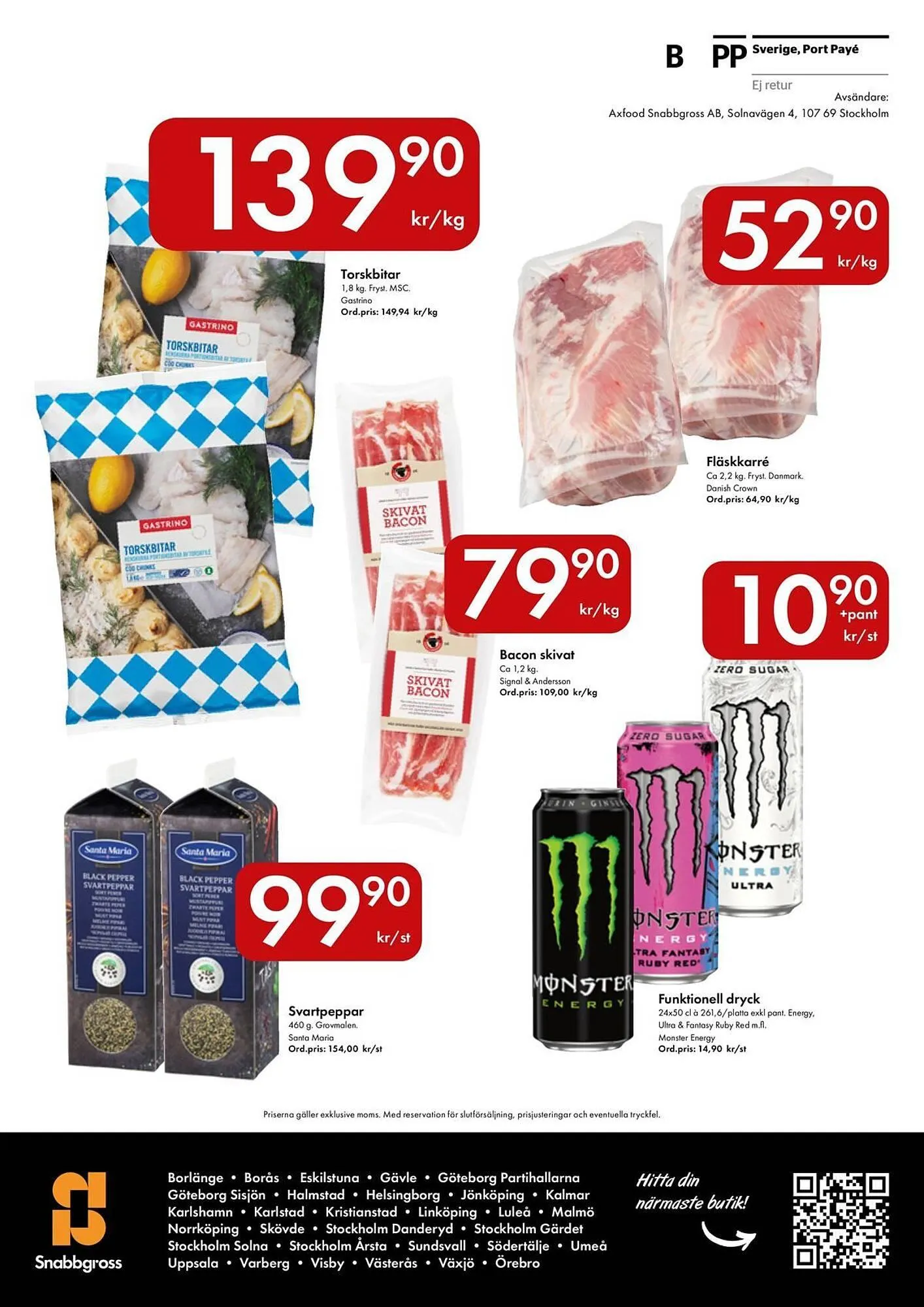 Snabbgross reklamblad från 23 mars till 5 april 2026 - Reklamblad sidor 16