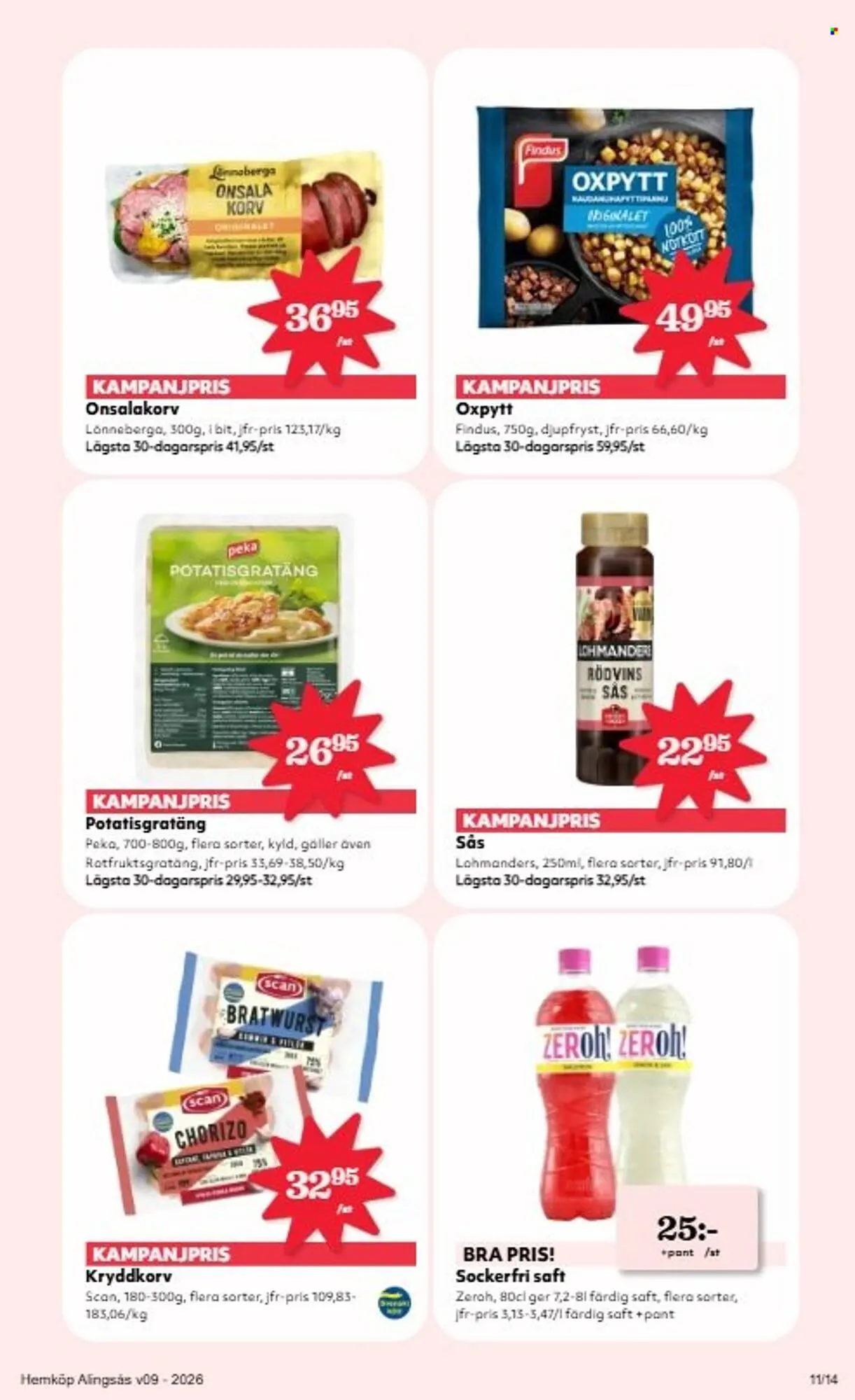 Hemköp reklamblad från 23 februari till 1 mars 2026 - Reklamblad sidor 11