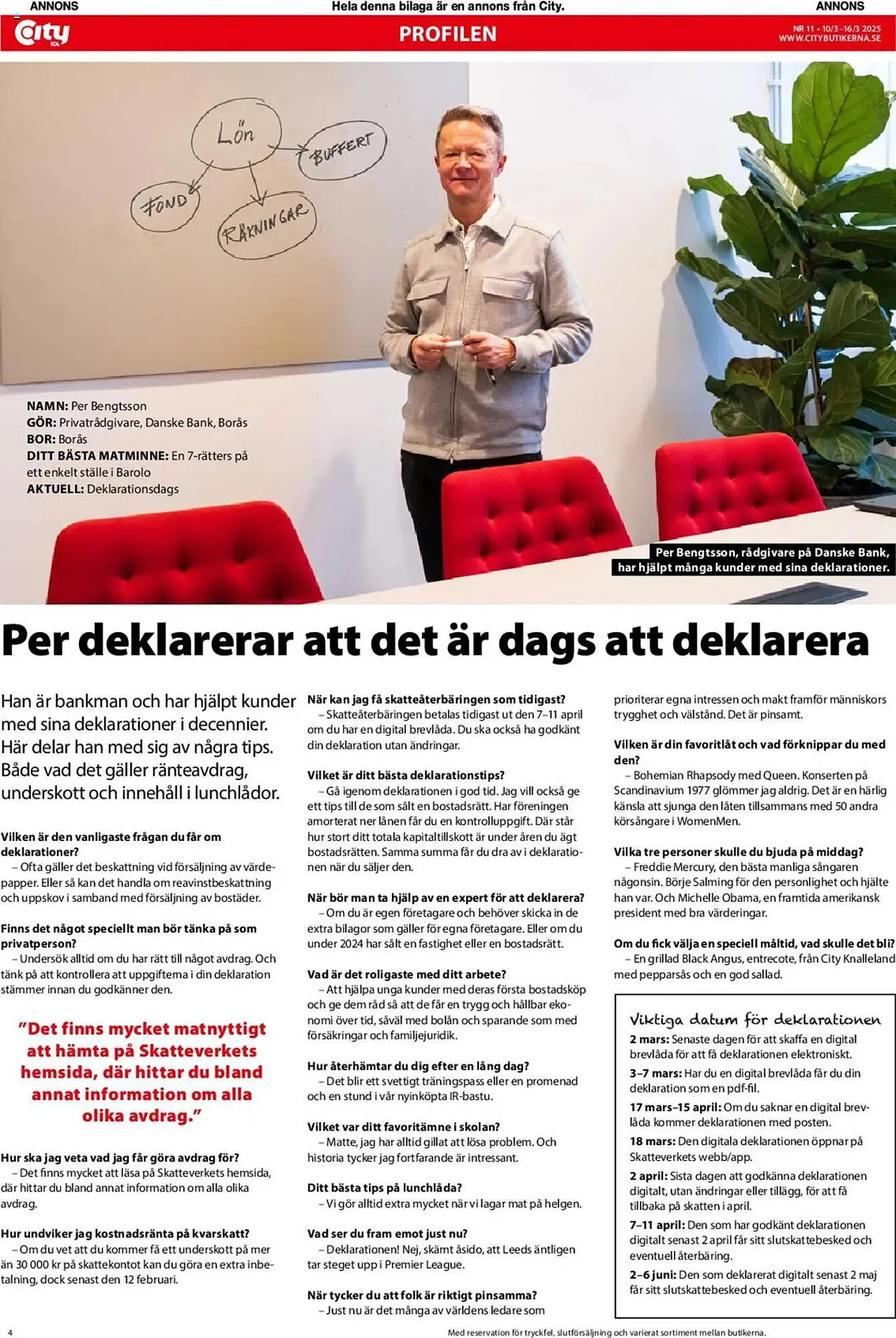 ICA Kvantum reklamblad från 10 mars till 16 mars 2025 - Reklamblad sidor 4