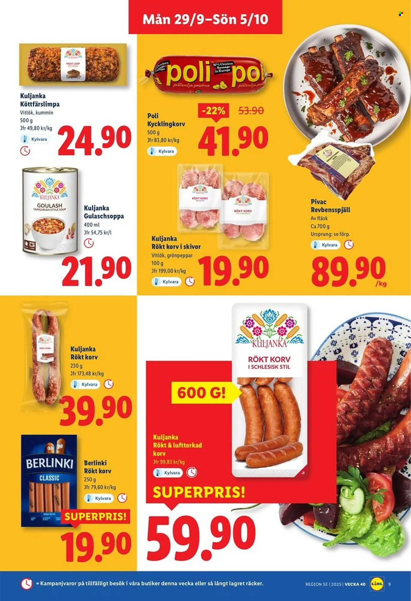 Lidl reklamblad från 29 september till 5 oktober 2025 - Reklamblad sidor 9