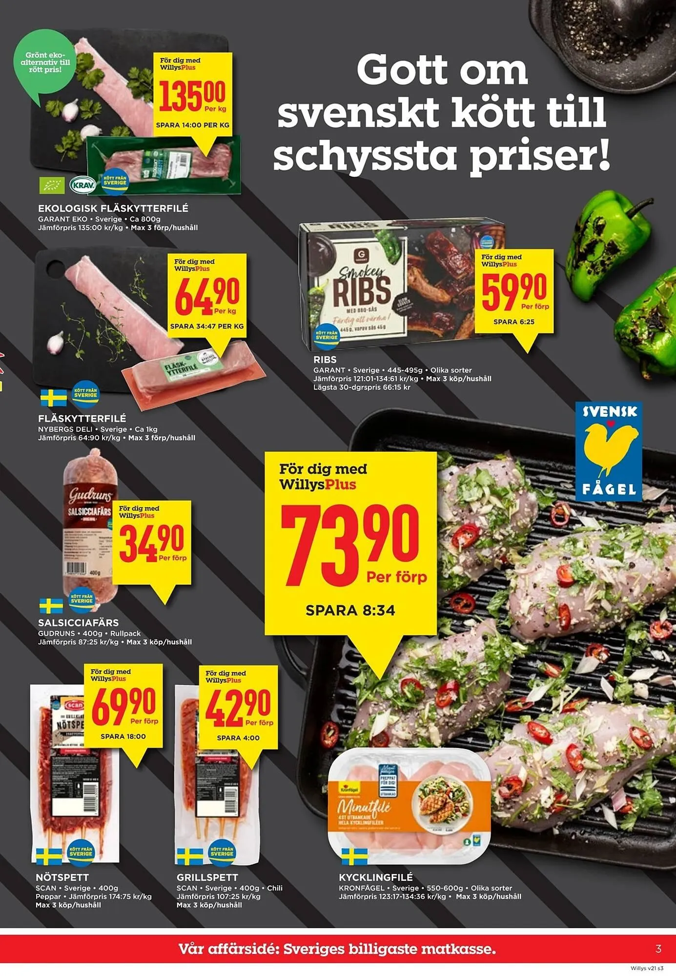 Willys reklamblad från 18 maj till 24 maj 2026 - Reklamblad sidor 3