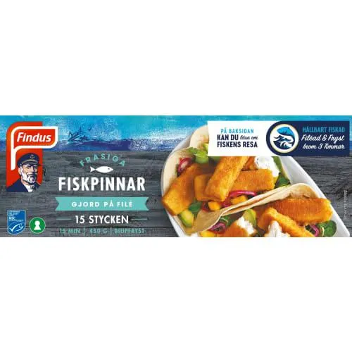 Fiskpinnar Frasiga Frysta/15-pack