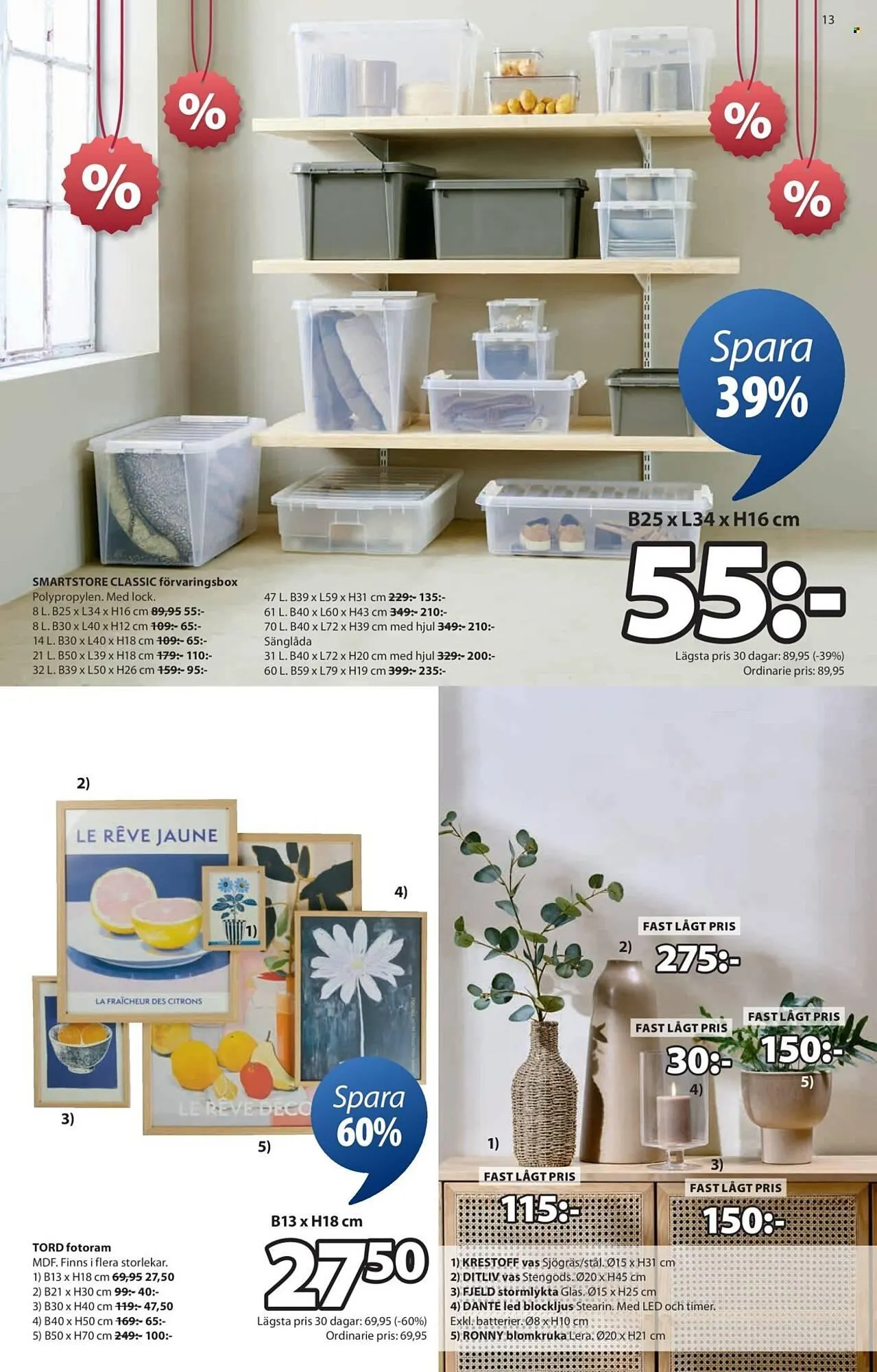 JYSK reklamblad från 19 januari till 1 februari 2026 - Reklamblad sidor 13