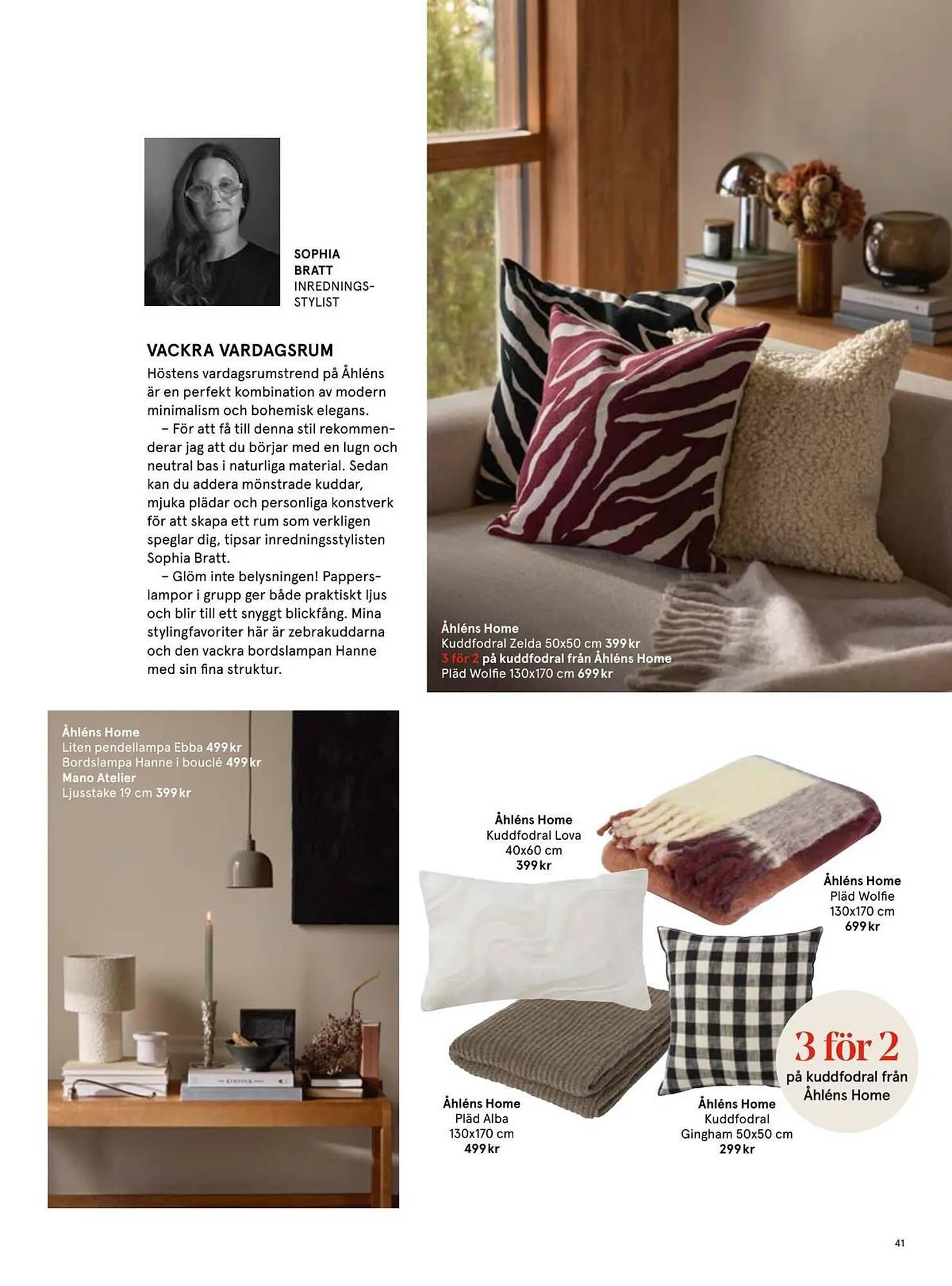 Åhléns reklamblad från 17 september till 7 oktober 2025 - Reklamblad sidor 41