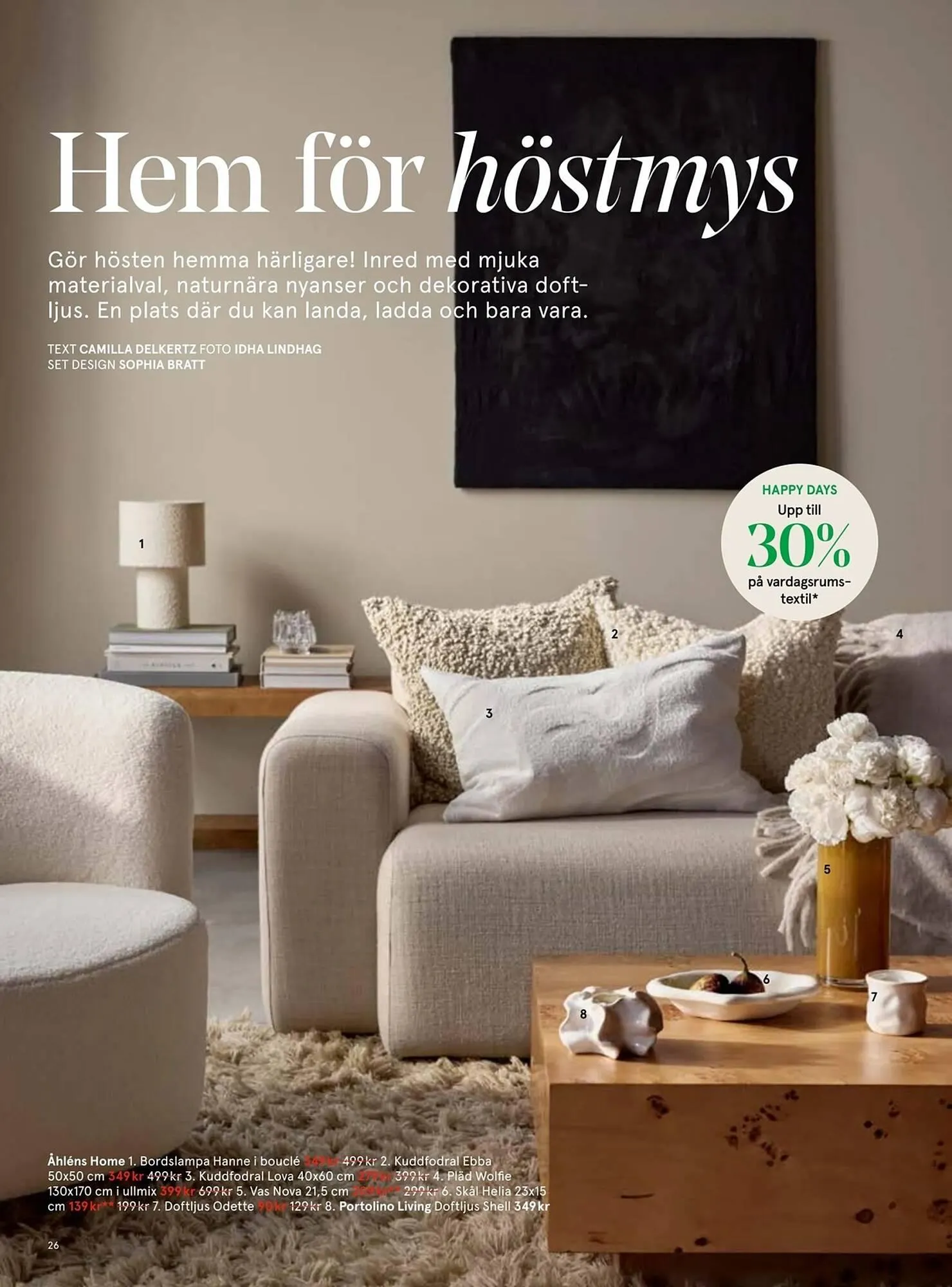 Åhléns reklamblad från 27 augusti till 16 september 2025 - Reklamblad sidor 26