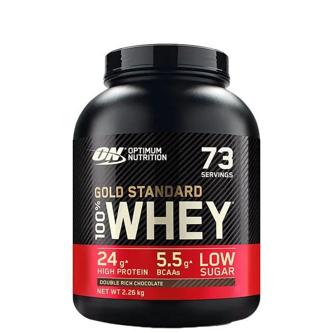 Optimum Nutrition 100% Whey Gold Standard Vassleprotein 2273 g Double Rich Chocolate