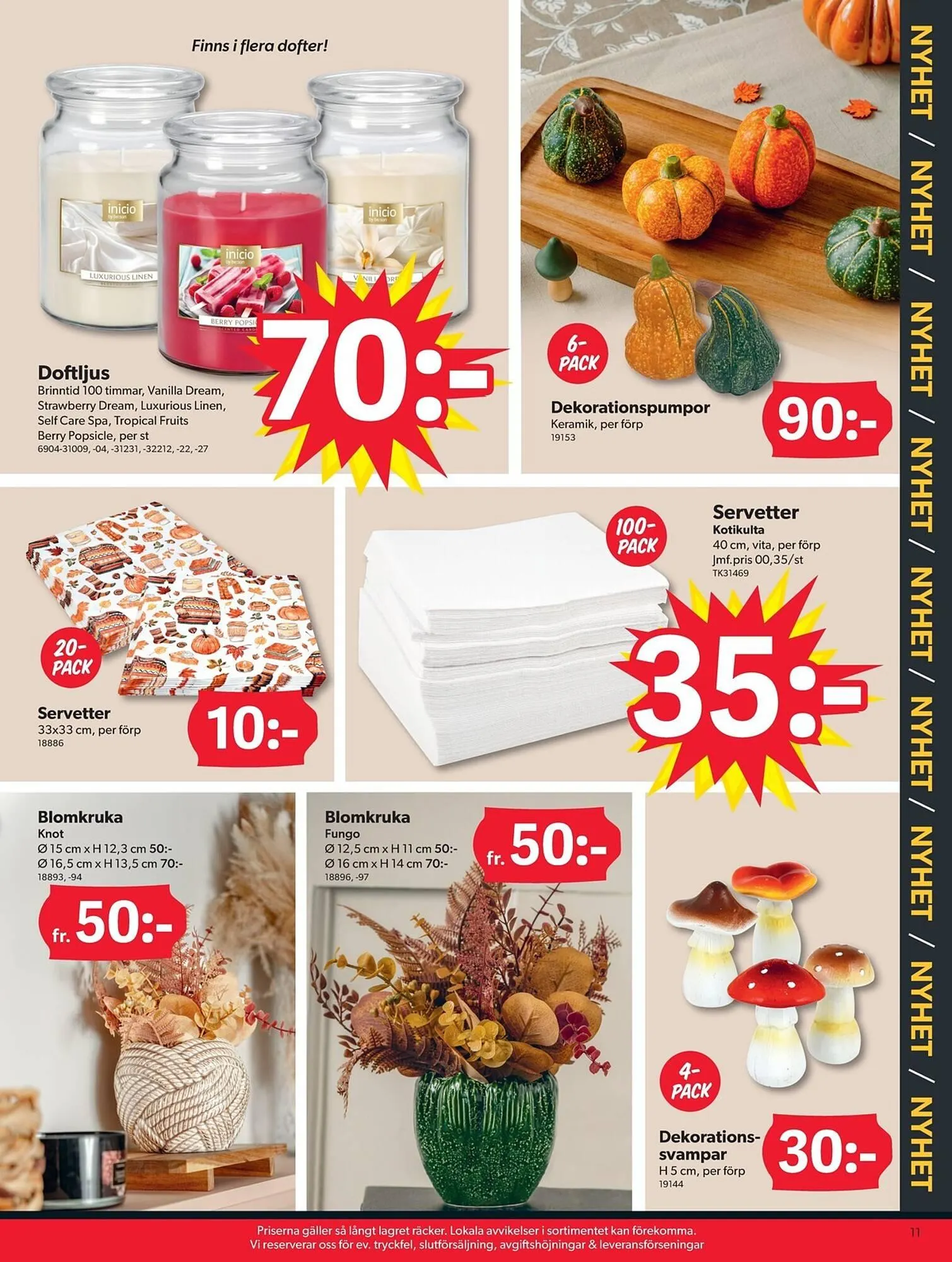DollarStore annonsblad från 1 september till 9 september 2025 - Reklamblad sidor 11
