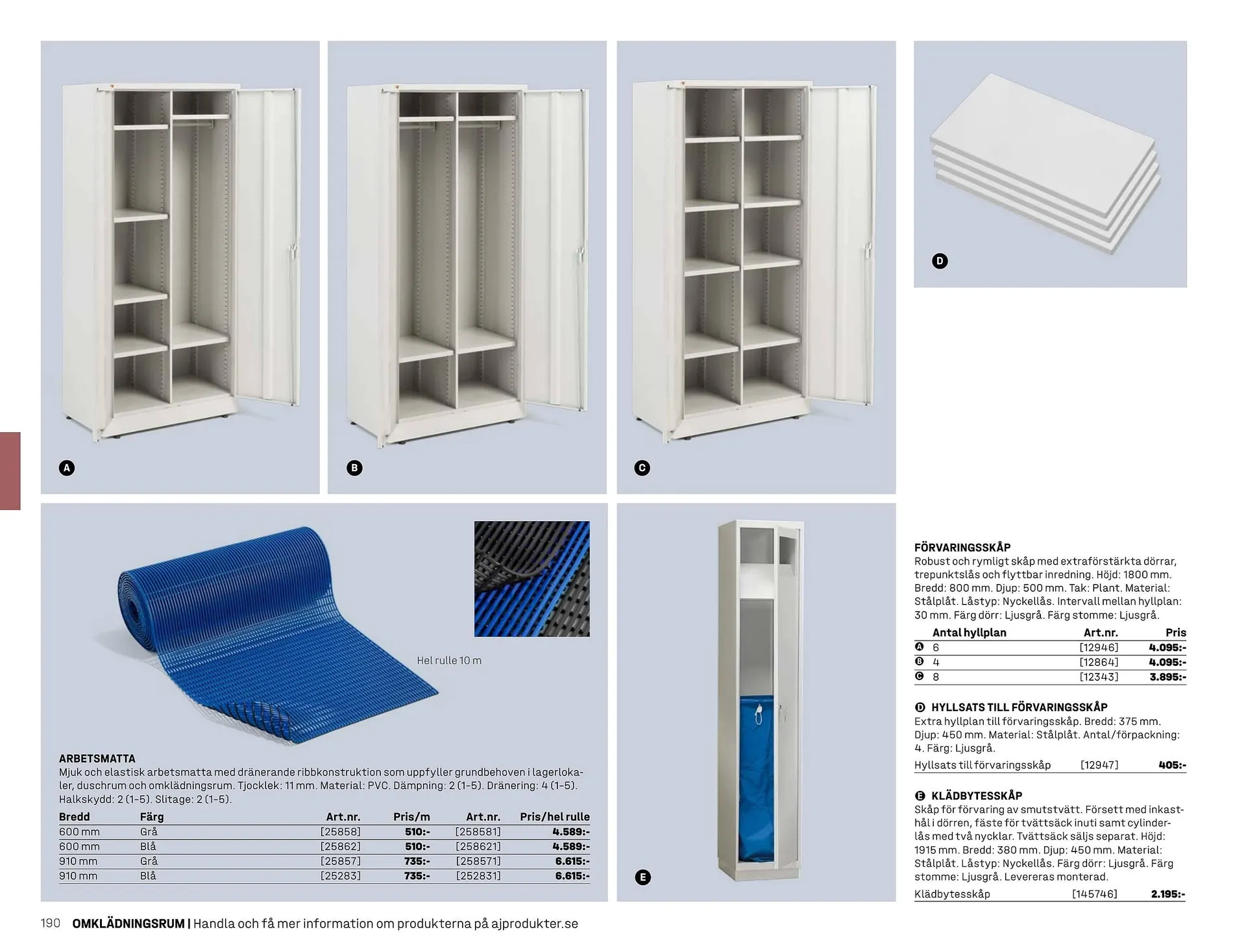 AJ Produkter reklamblad från 1 januari till 31 december 2025 - Reklamblad sidor 190