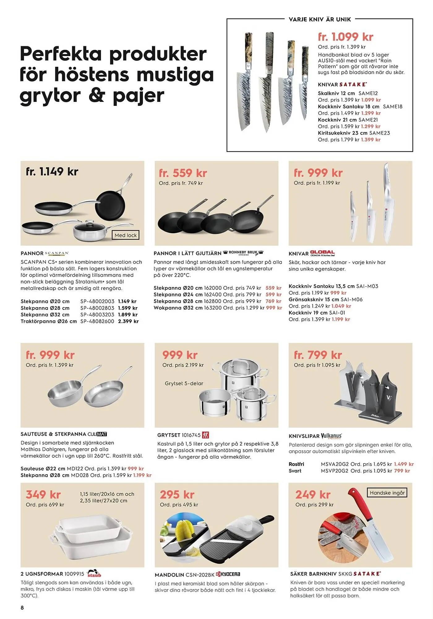 Electrolux Home reklamblad från 21 augusti till 2 oktober 2023 - Reklamblad sidor 8