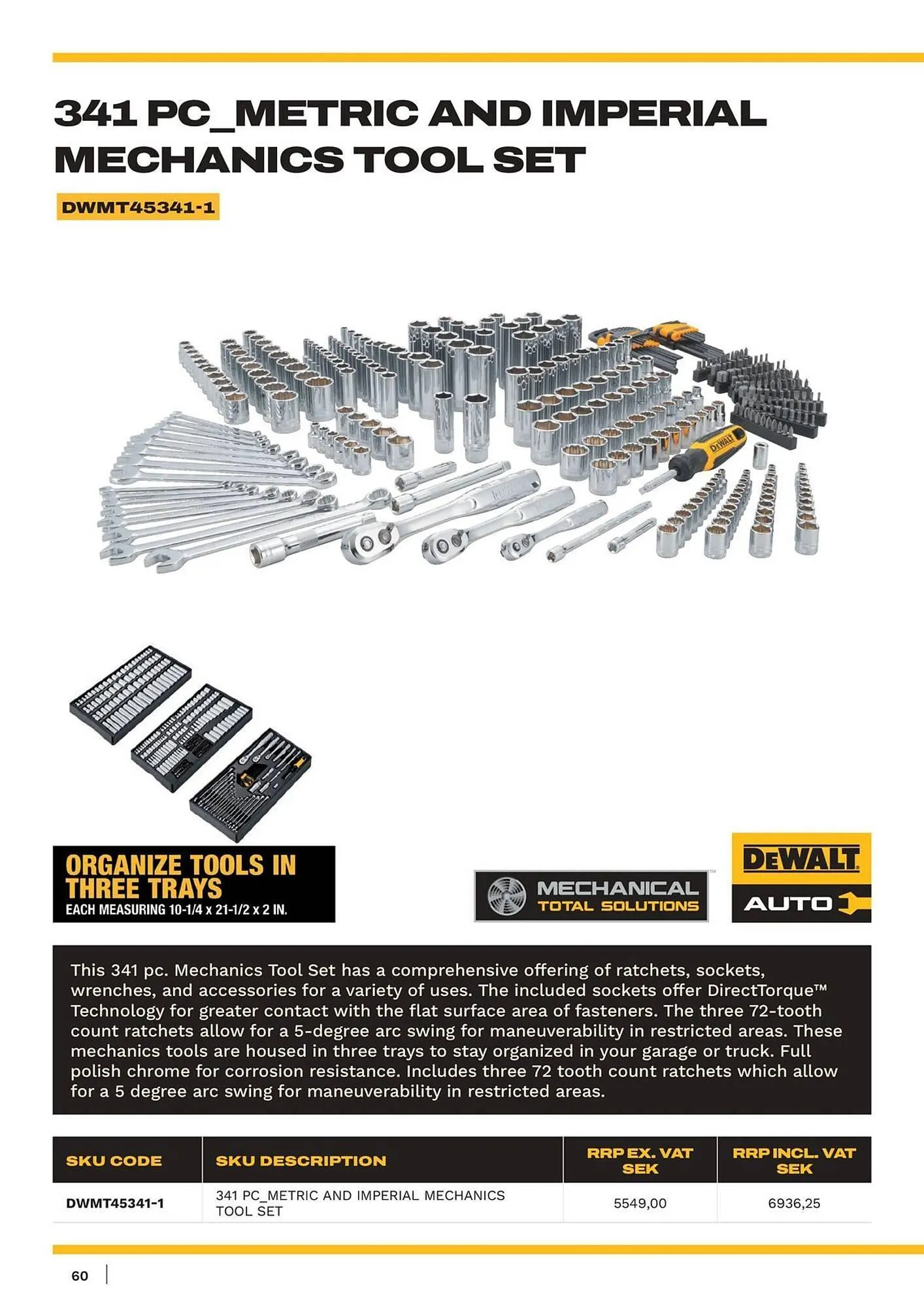 Dewalt reklamblad från 9 maj till 31 augusti 2025 - Reklamblad sidor 60