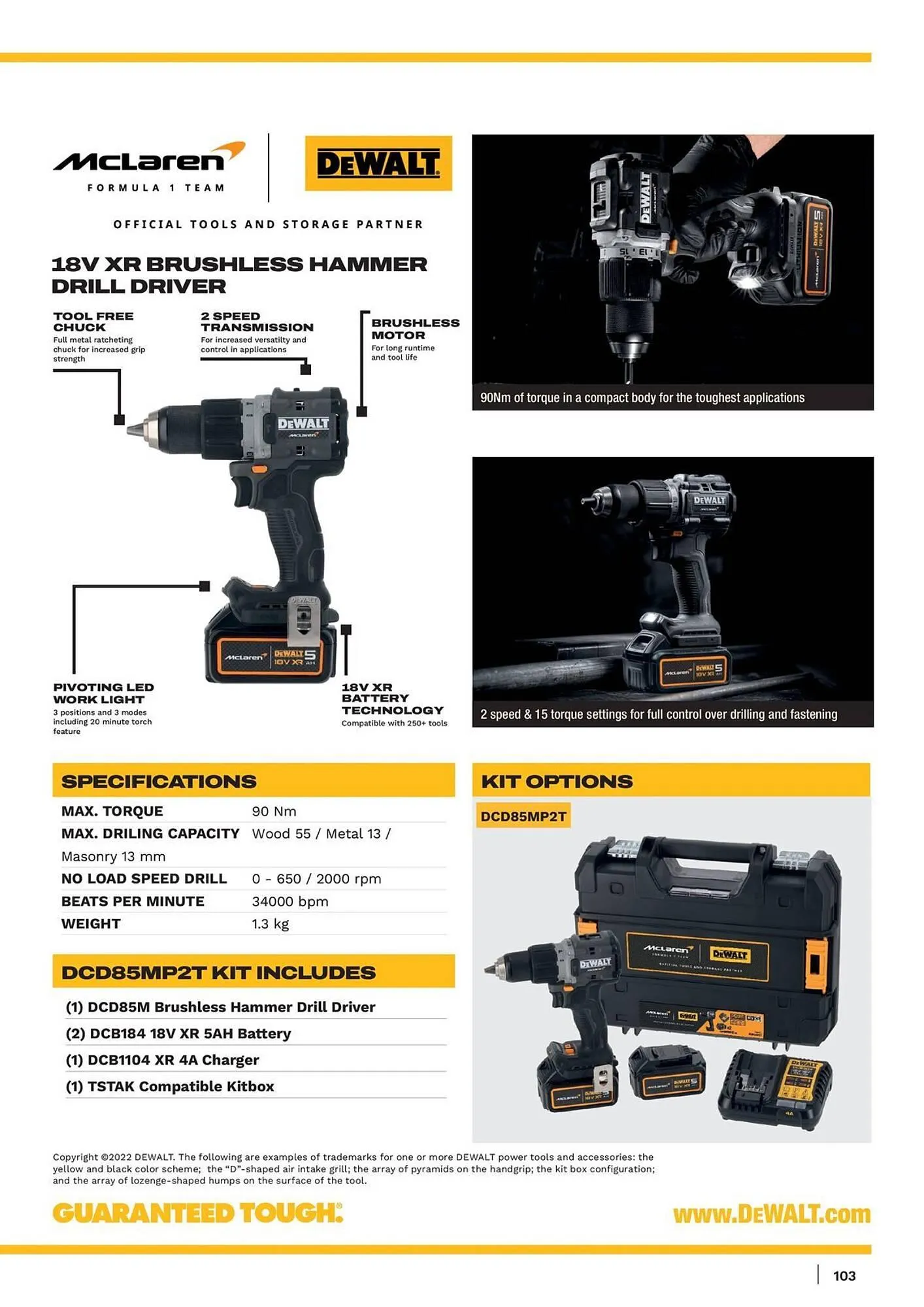 Dewalt reklamblad från 11 januari till 17 januari 2026 - Reklamblad sidor 103