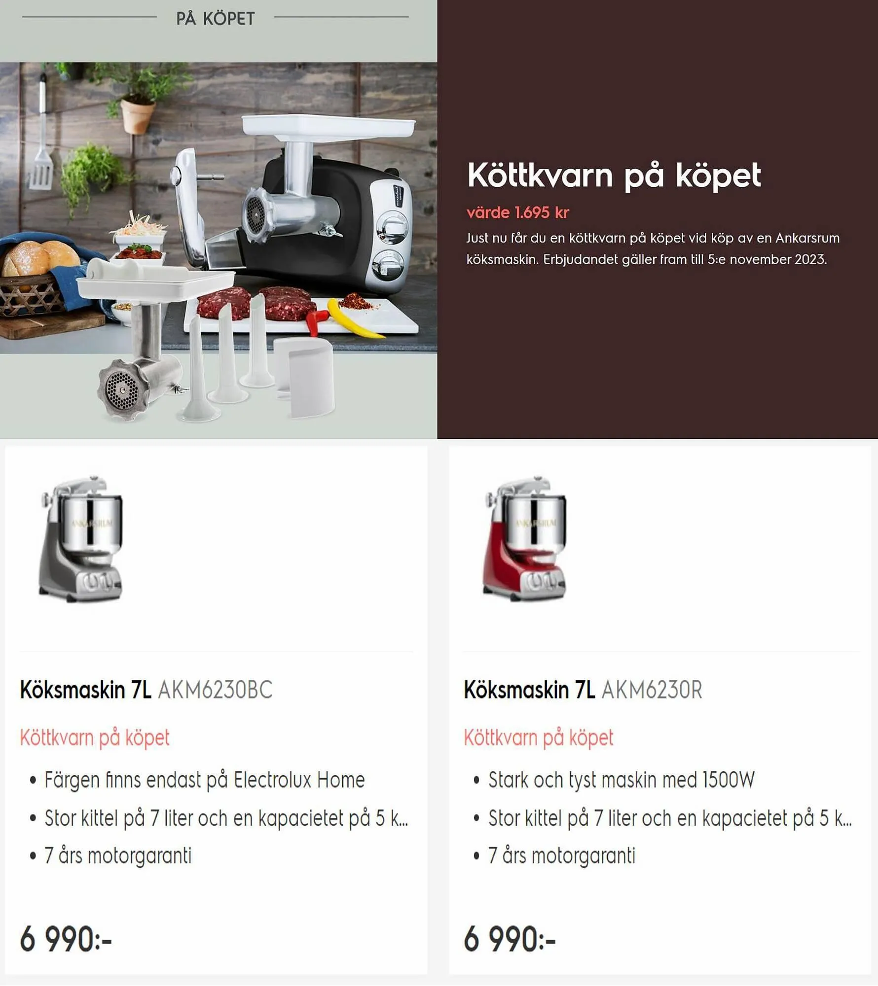 Electrolux Home reklamblad från 3 oktober till 5 november 2023 - Reklamblad sidor 5