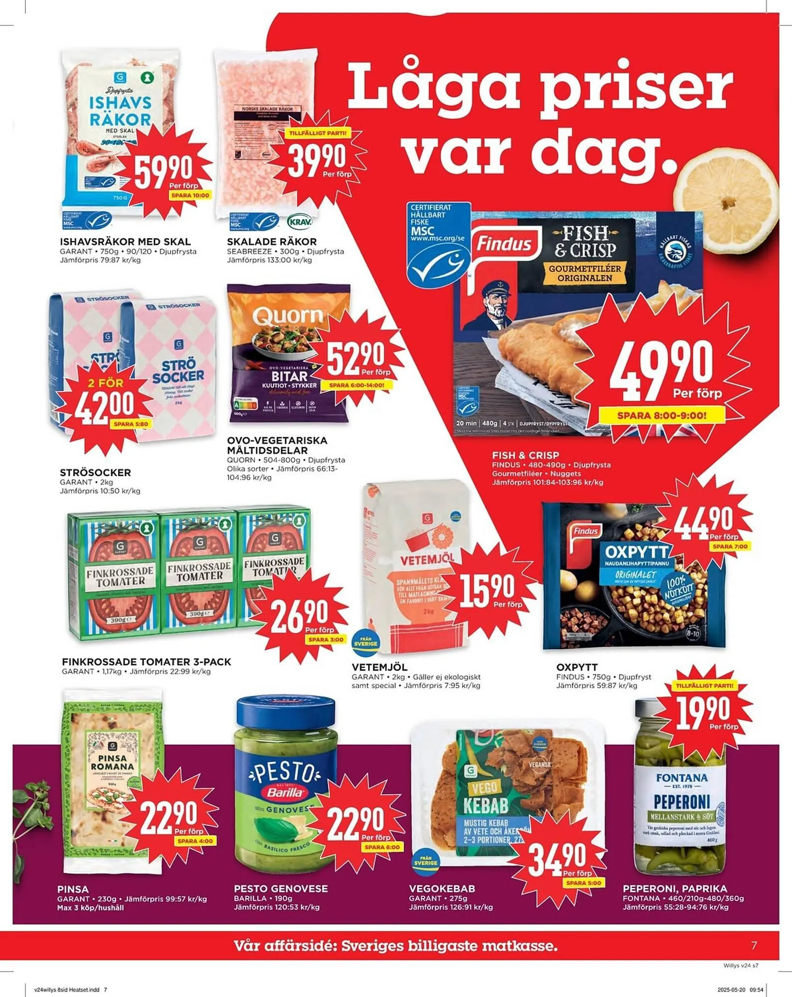 Willys reklamblad från 9 juni till 15 juni 2025 - Reklamblad sidor 7