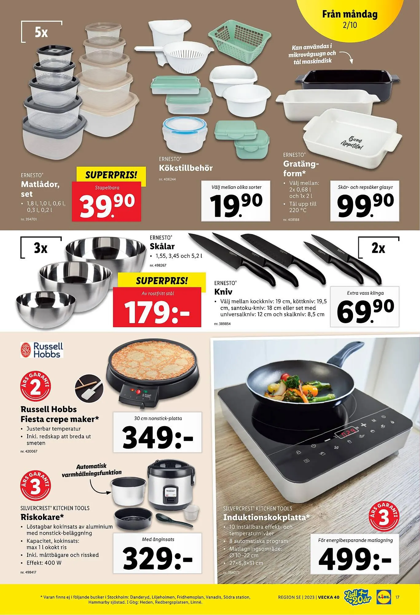 Lidl reklamblad från 2 oktober till 8 oktober 2023 - Reklamblad sidor 24