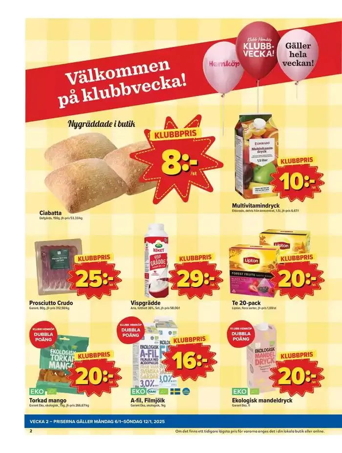 Våra bästa erbjudanden för dig från 6 januari till 12 januari 2025 - Reklamblad sidor 2