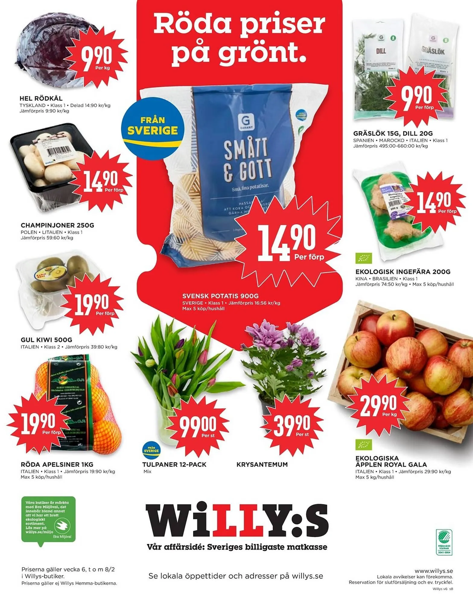 Willys reklamblad från 2 februari till 8 februari 2026 - Reklamblad sidor 8