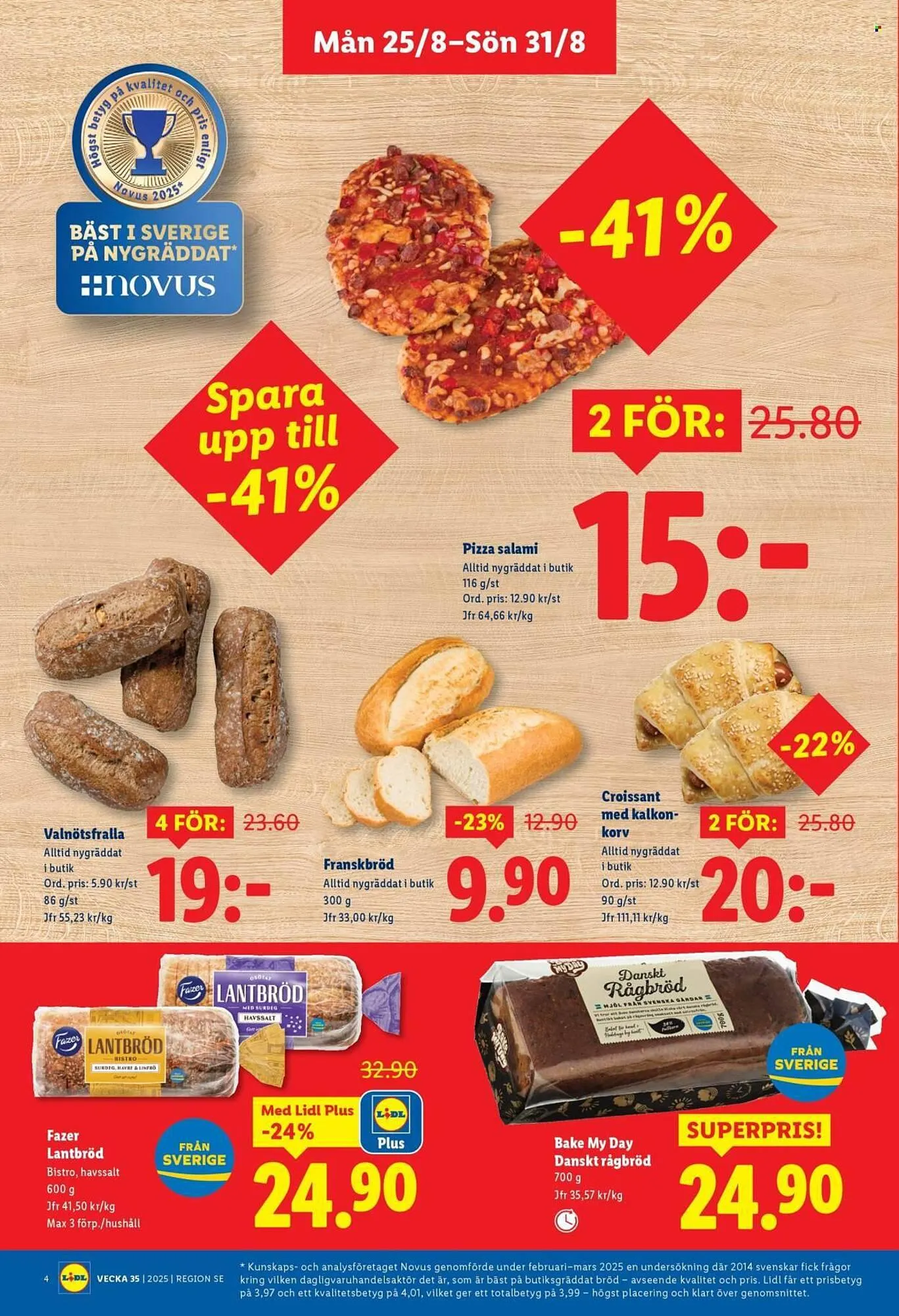 Lidl reklamblad från 25 augusti till 31 augusti 2025 - Reklamblad sidor 4