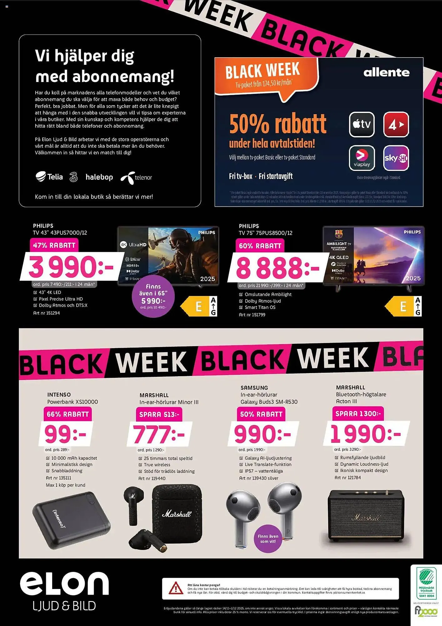 Elon reklamblad från 14 november till 1 december 2025 - Reklamblad sidor 8